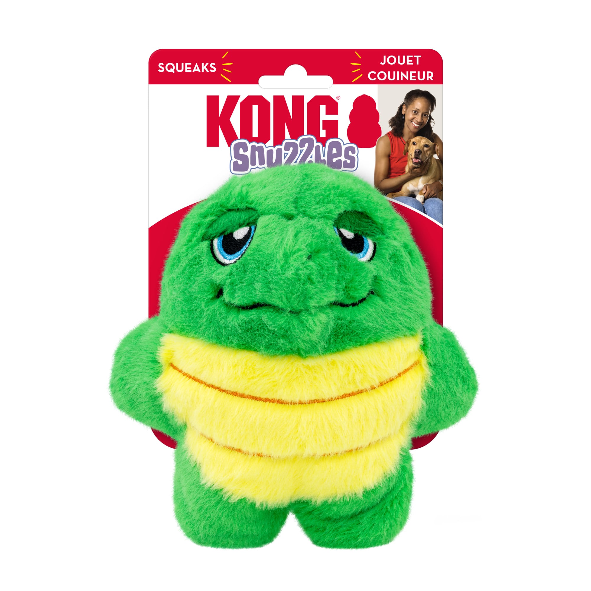 KONG Snuzzles Dog Toy - Plush Koala With Full-Body Squeaker & Crackly Ears