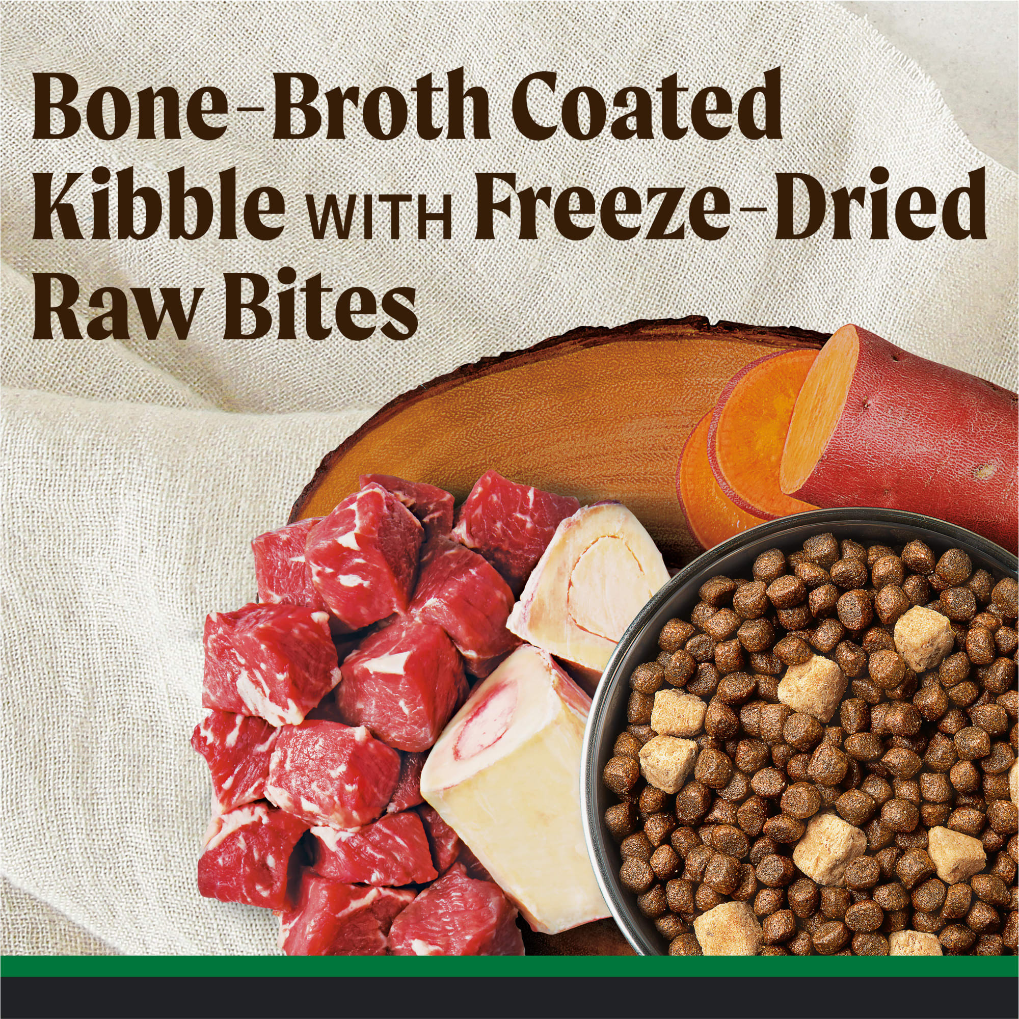 Merrick Backcountry Bone Broth Coated Kibble Heartlands Recipe