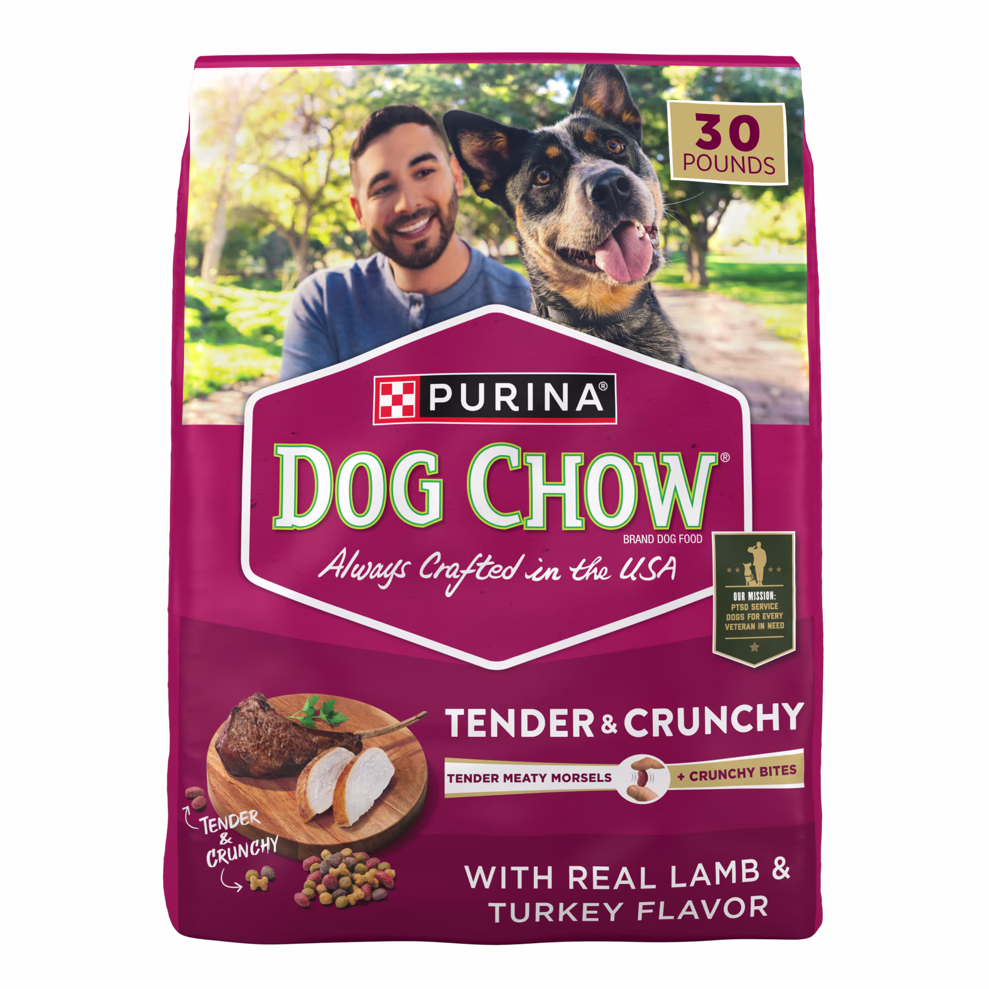 Purina Dog Chow Tender and Crunchy with Real Lamb and Turkey