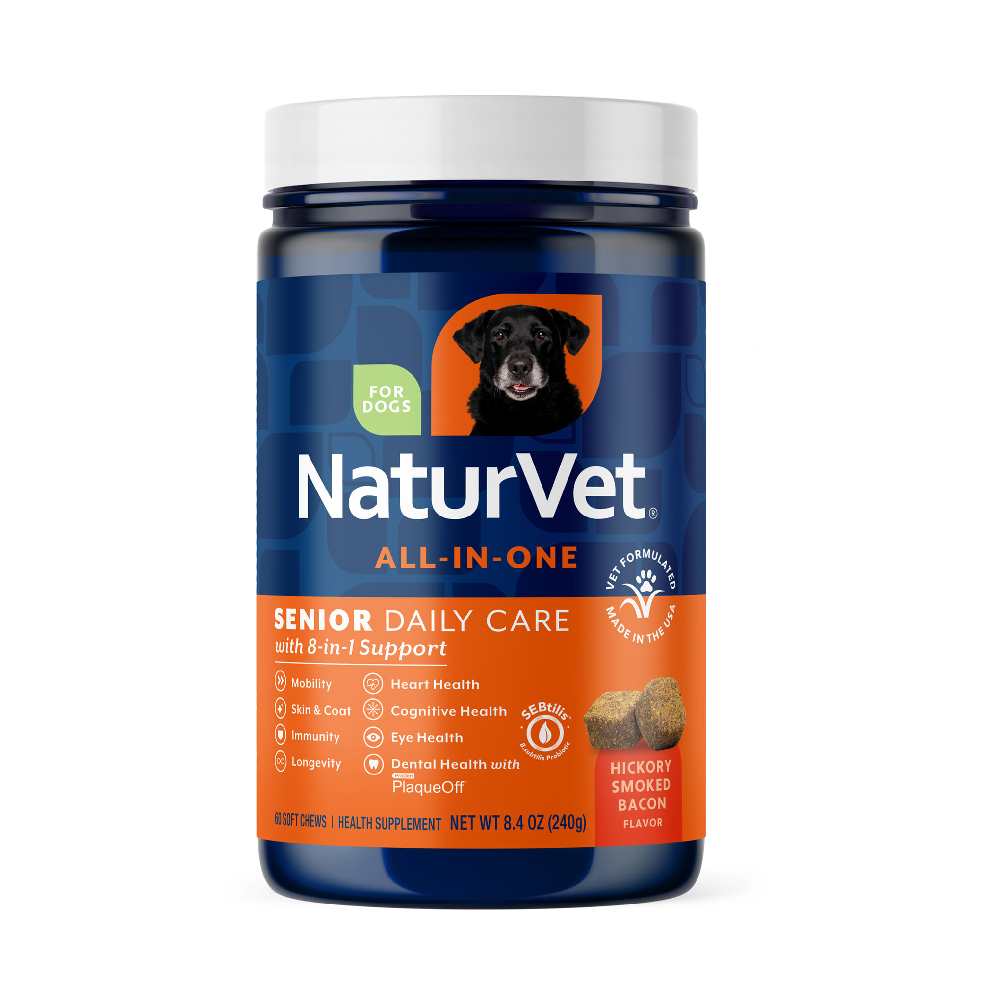 NaturVet All-In-One Senior Daily Care Multi-Benefit Soft Chew