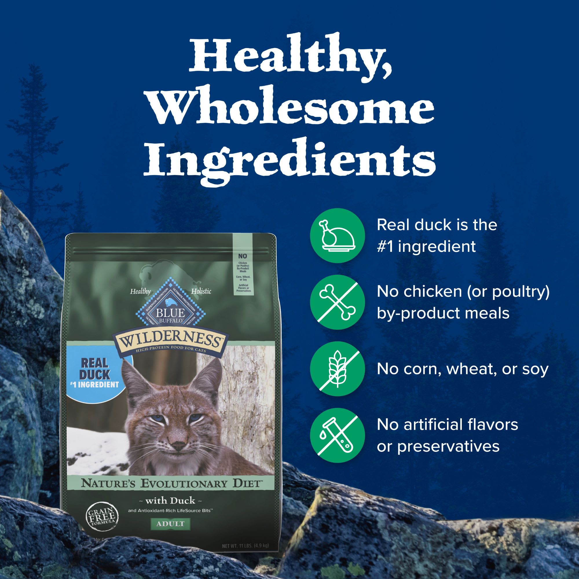 Blue Buffalo Wilderness Nature's Evolutionary Diet High-Protein
