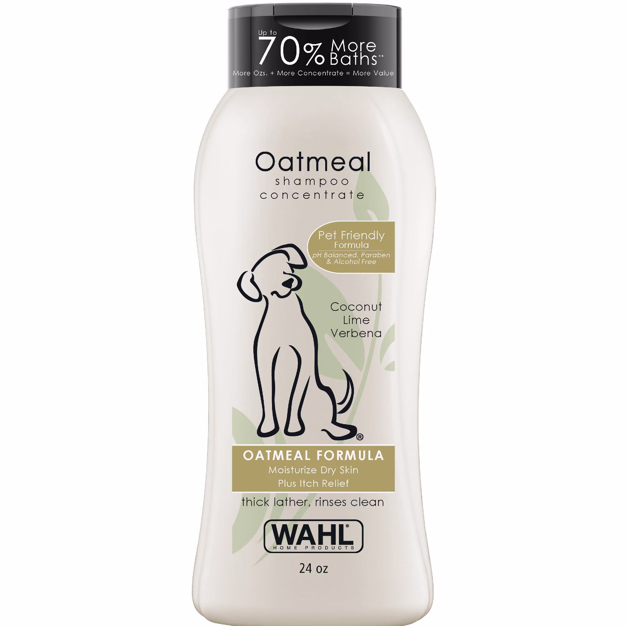 Wahl Oatmeal Shampoo for Dry Skin and Itch Relief, 24 fl. oz.