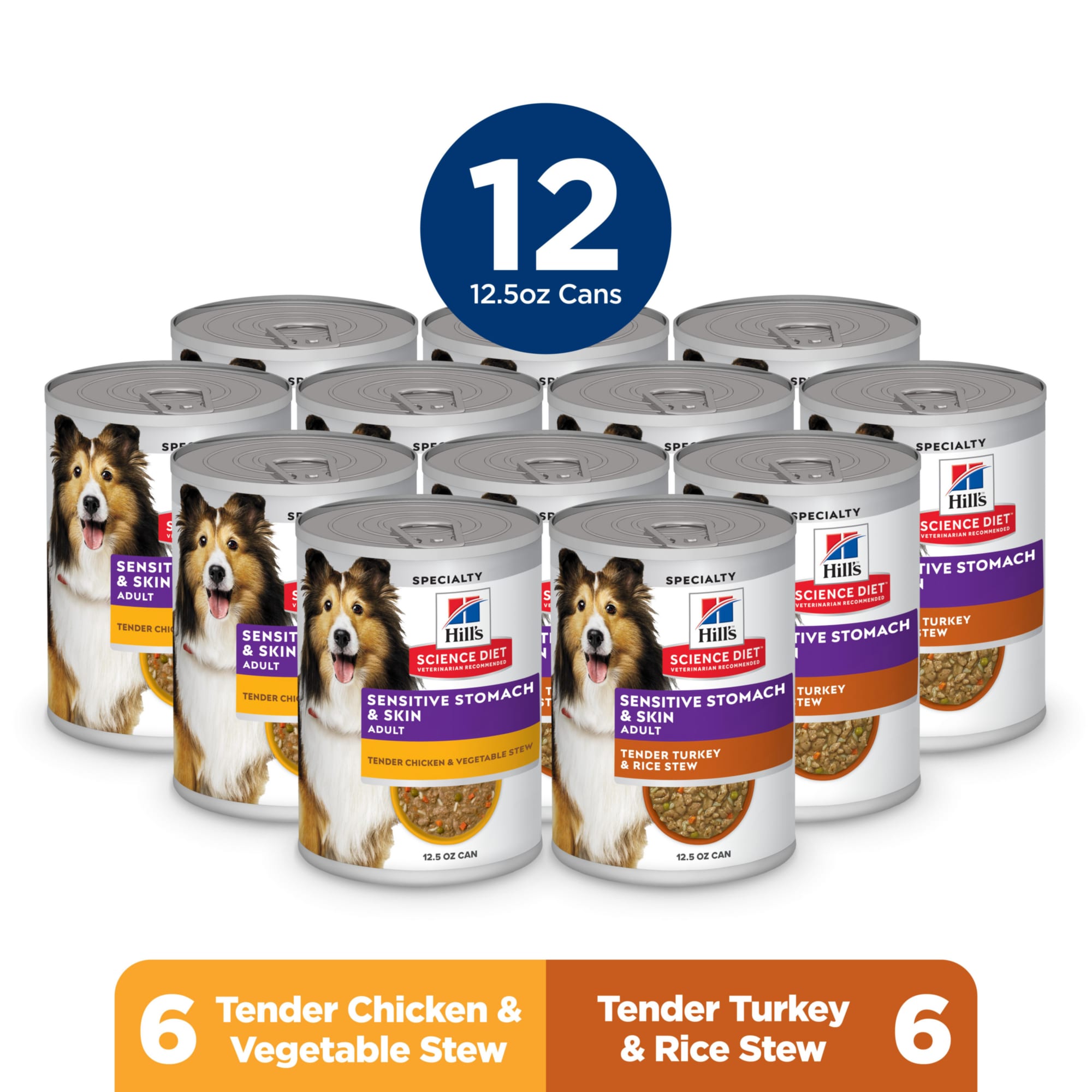 Hill's Science Diet Adult Sensitive Stomach & Skin Turkey