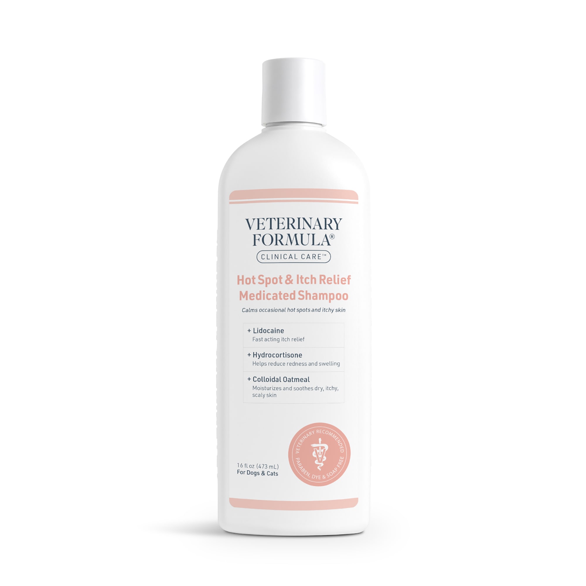 Veterinary Formula Clinical Care Hot Spot Itch Relief Medicated Dog  Shampoo, 16