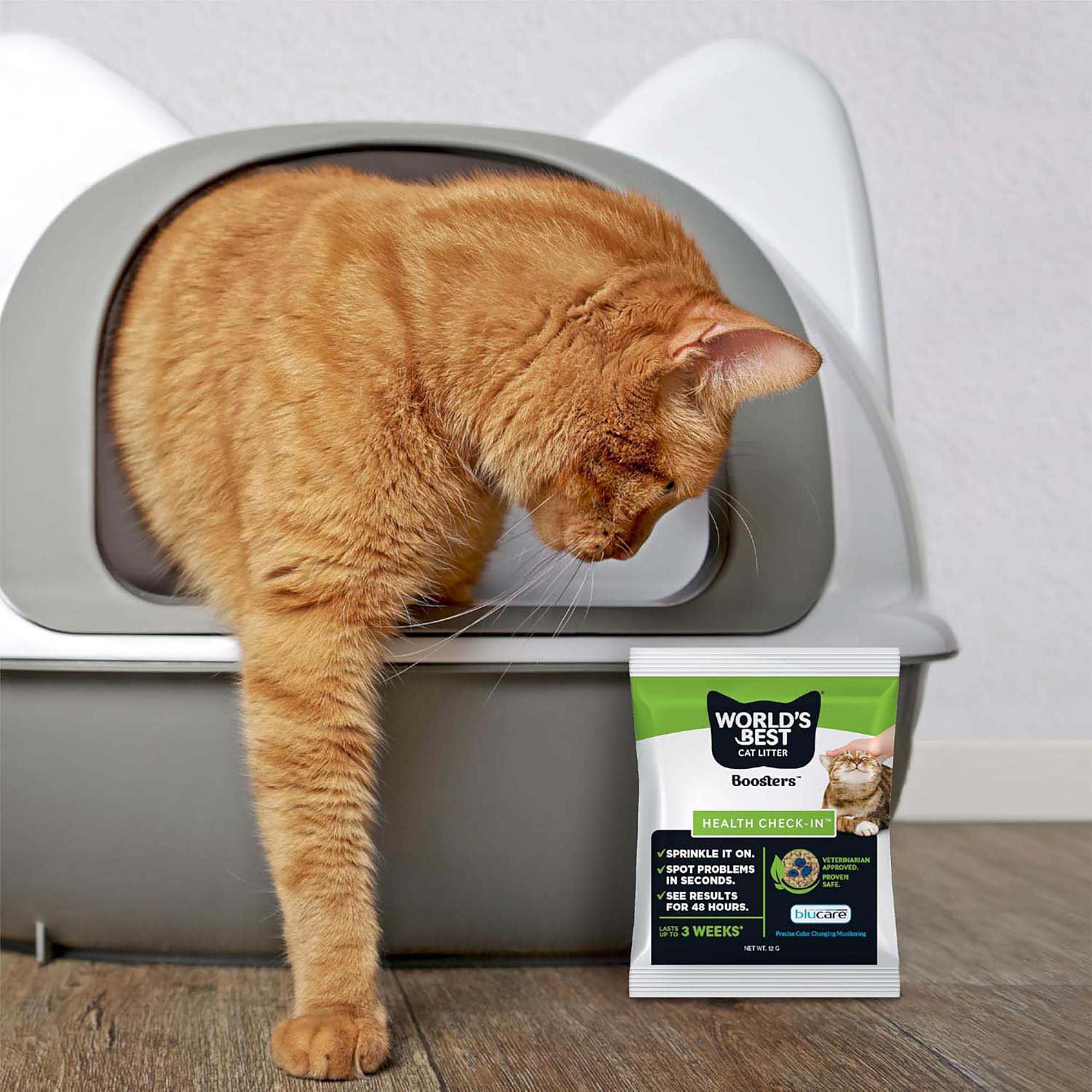World's Best Cat Litter Boosters Health Check-In Additive for Health  Monitoring, 12 Grams | Petco