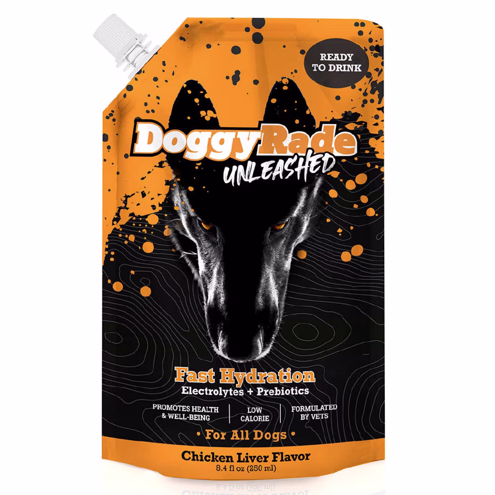 DoggyRade Unleashed Fast Hydration Prebiotics for Dogs, oz