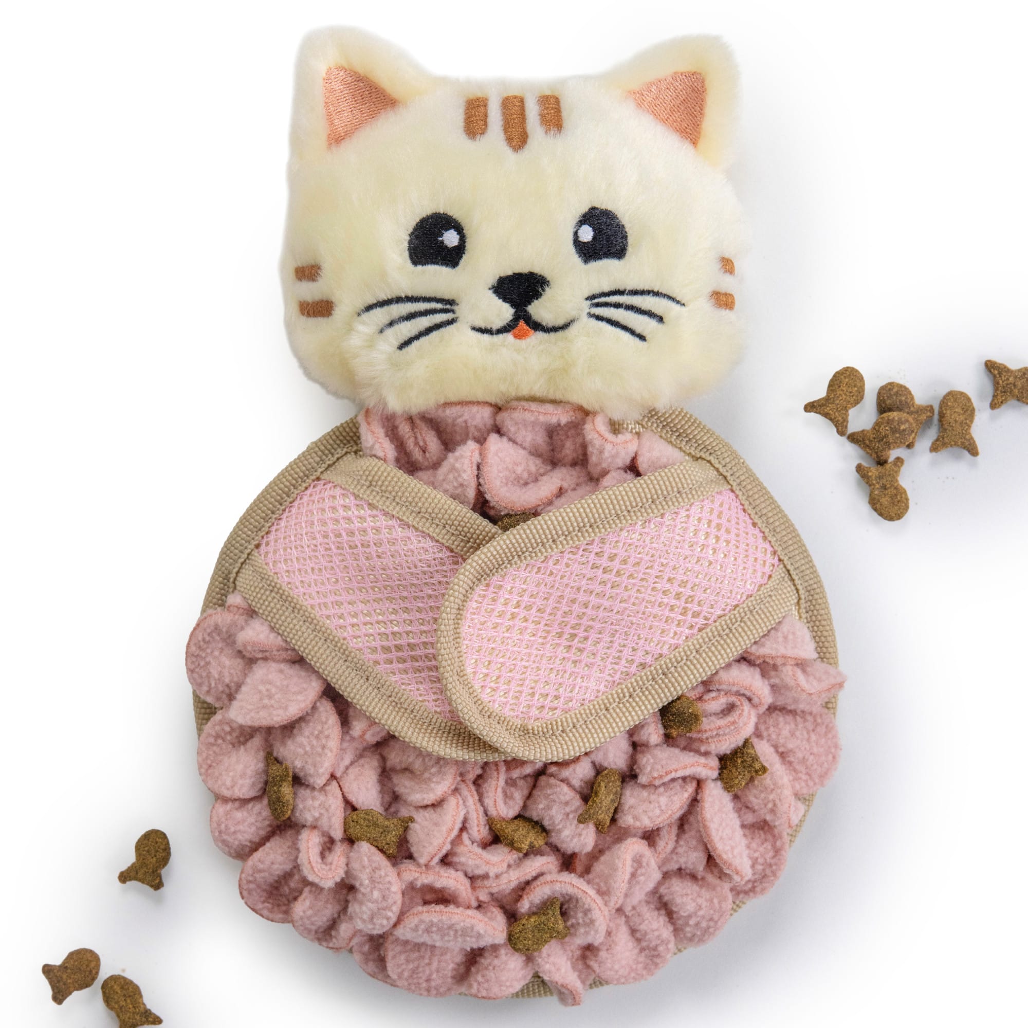 Catstages Pink Kitty Snuffle Mat Cat Toy, Small | Petco