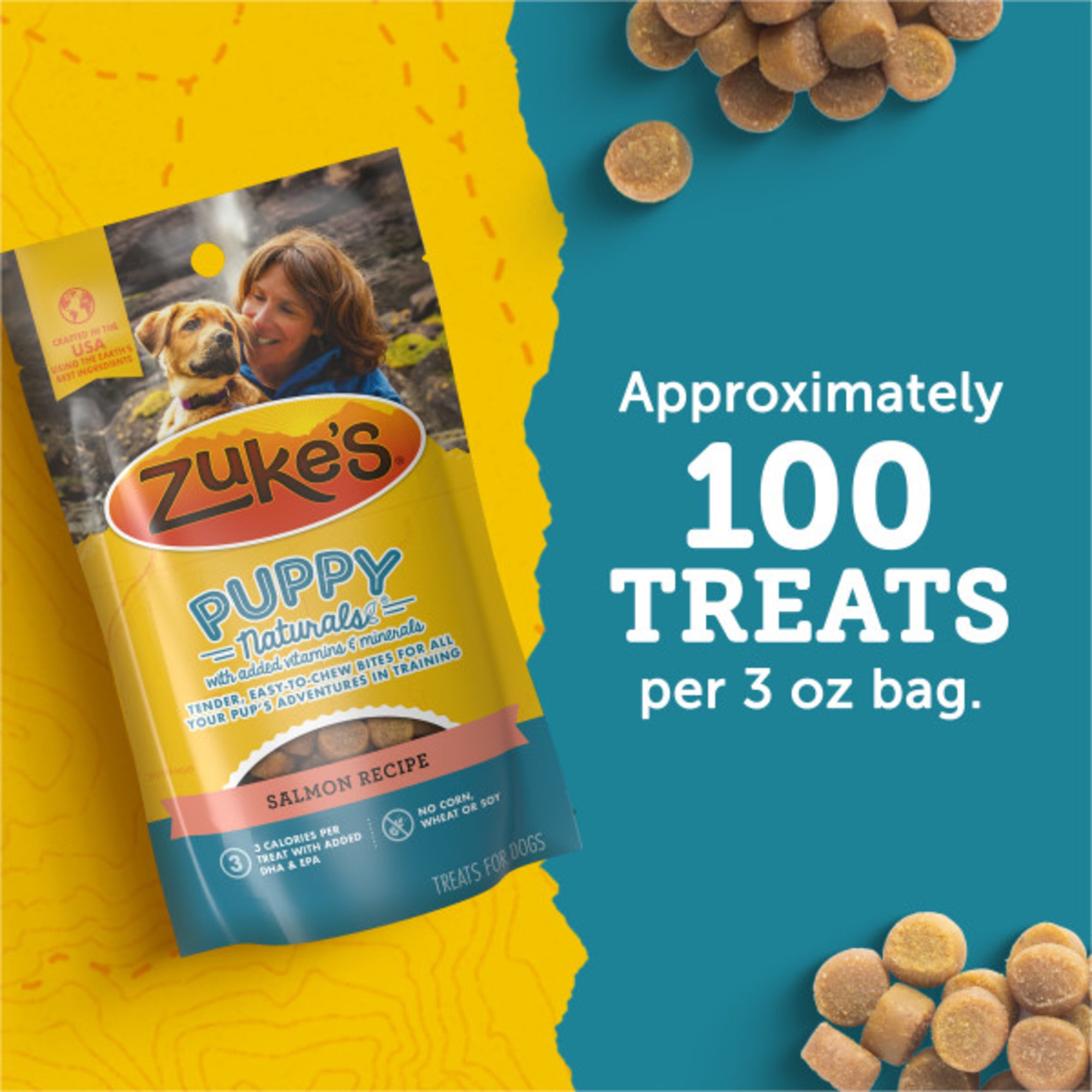 Zuke's Puppy Naturals Puppy Training made with Real Salmon Treats