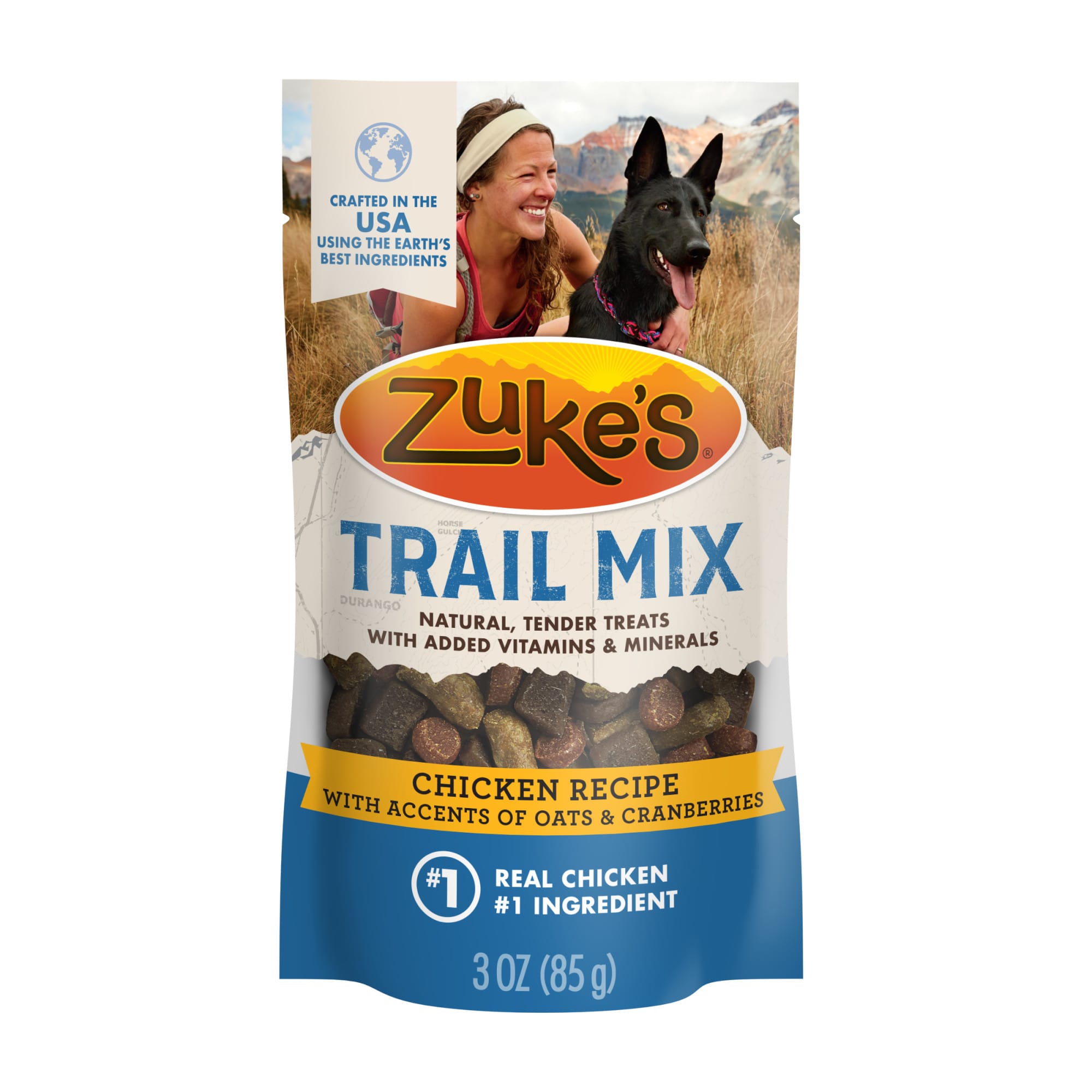 Zuke's Trail Mix Soft Dog Treats with Real Chicken Treats for Dogs