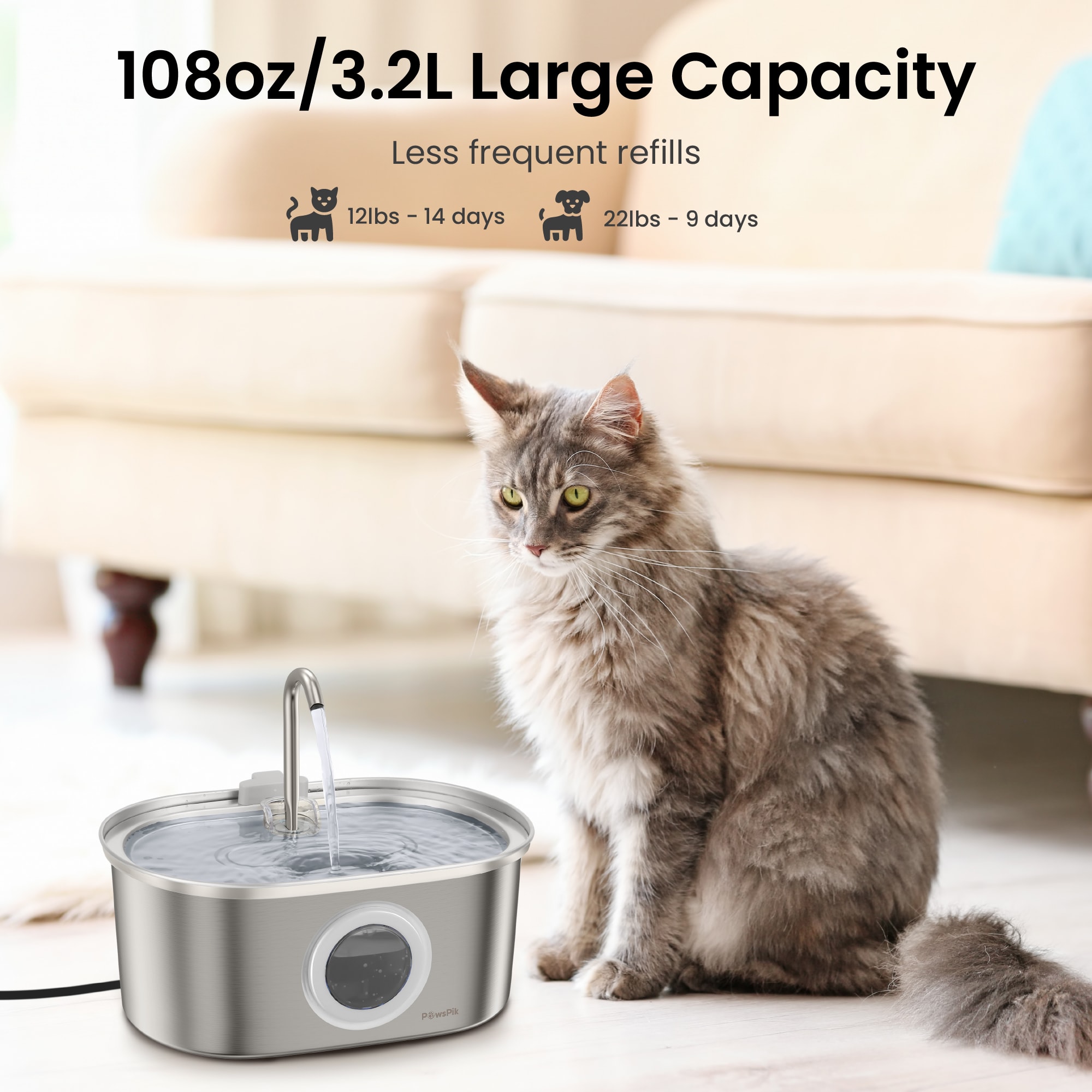 best cat litter box com PawsPik Extra-Large Stainless Steel Top Entry Cat Litter Box & Scooper, Gray, Silver, XL