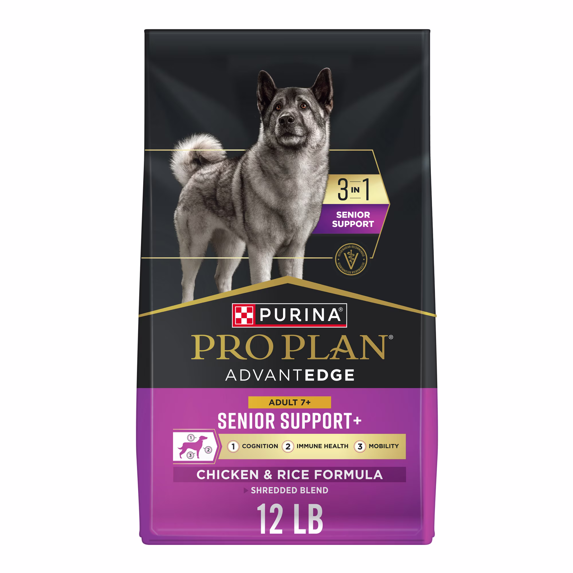 Purina Pro Plan AdvantEDGE Senior Support Plus Shredded Blend