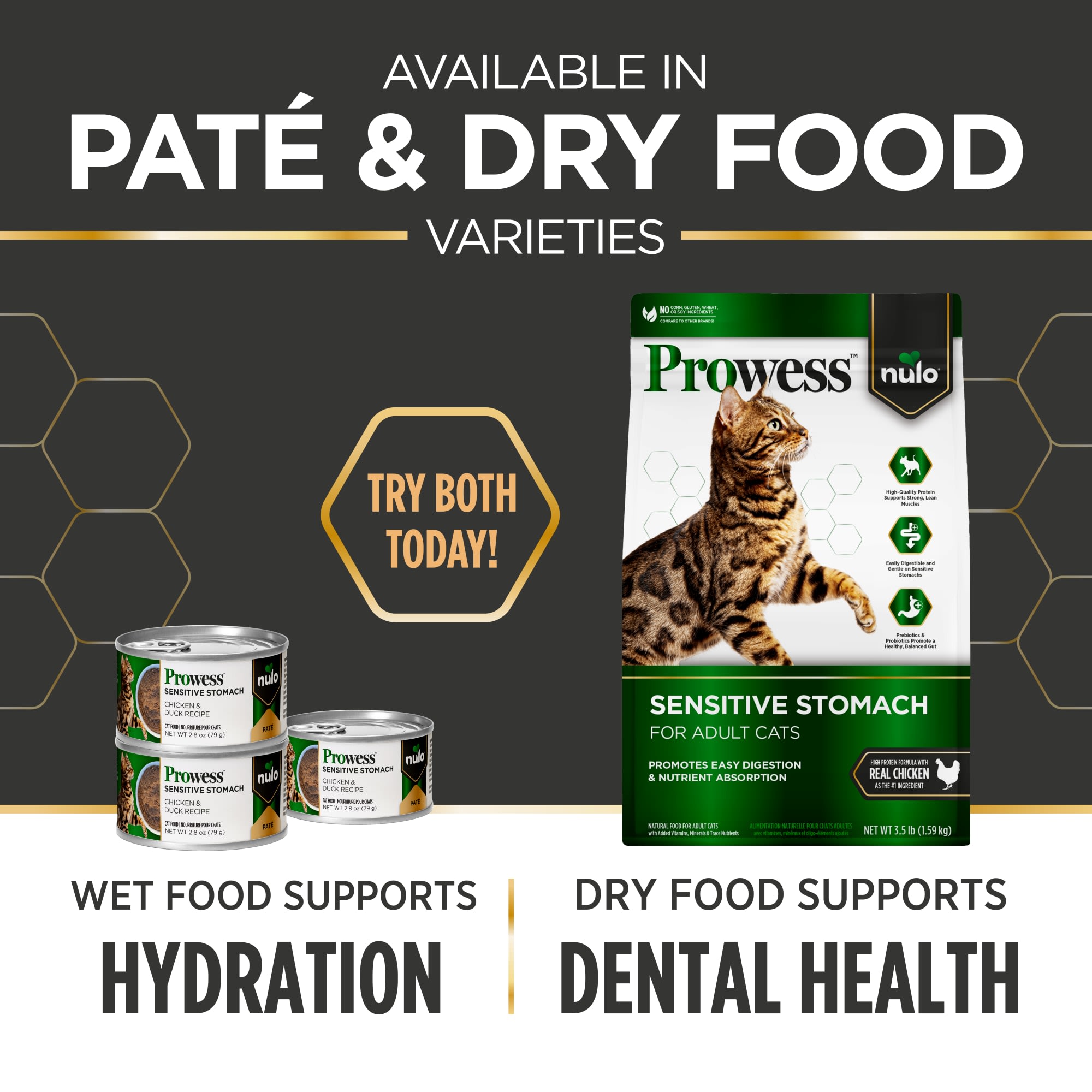 Nulo Prowess Sensitive Stomach for Adult Cats Chicken & Duck Pate