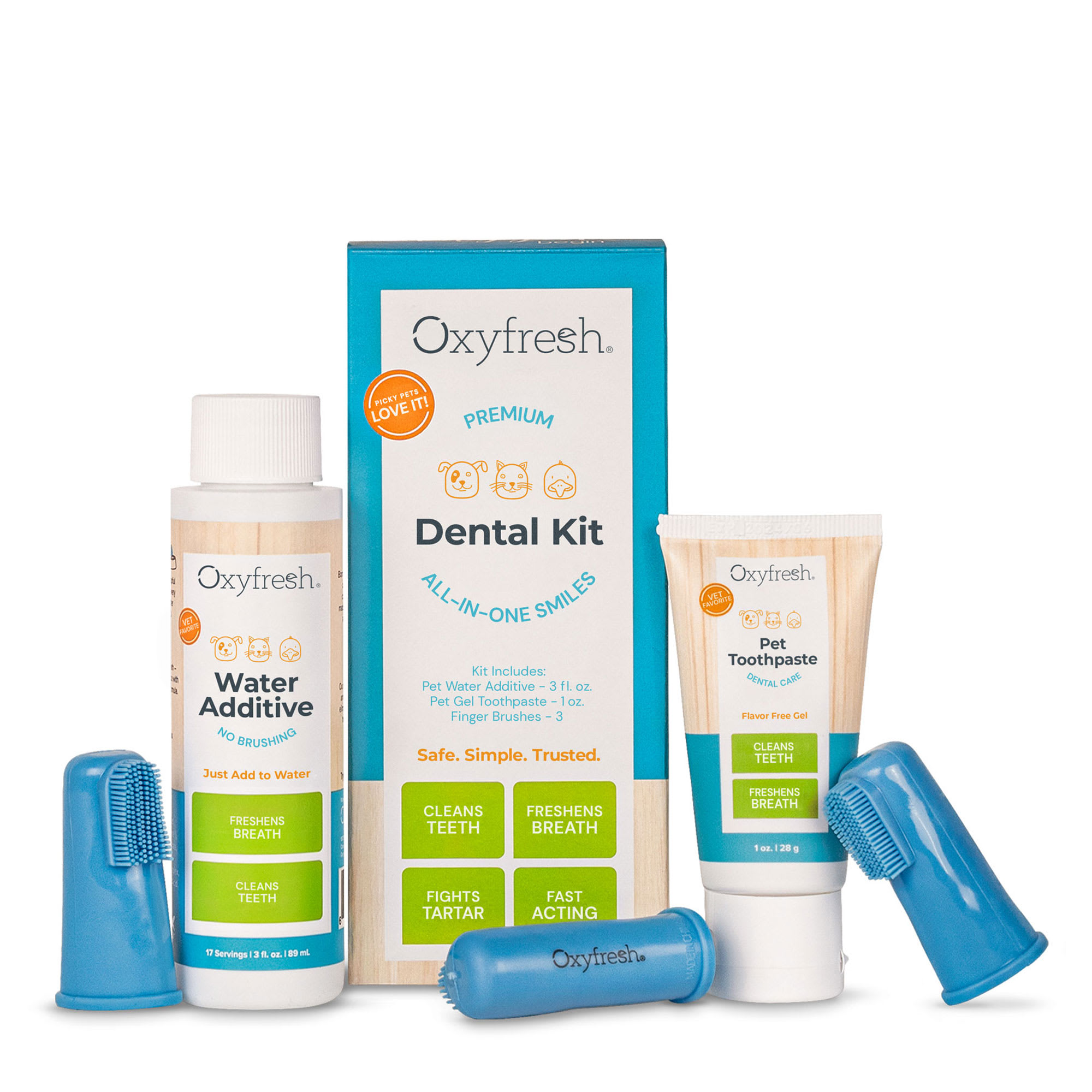 Oxyfresh Small Dental Kit for Dogs, 0.35 lbs.