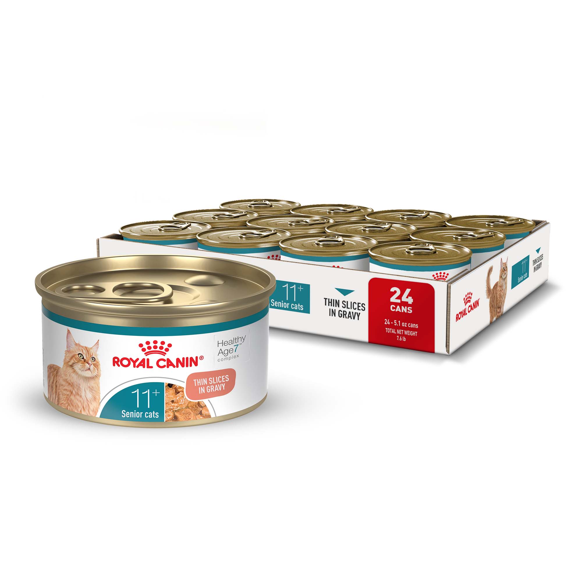 Royal Canin Aging 11+ Thin Slices in Gravy Supports Optimal Health