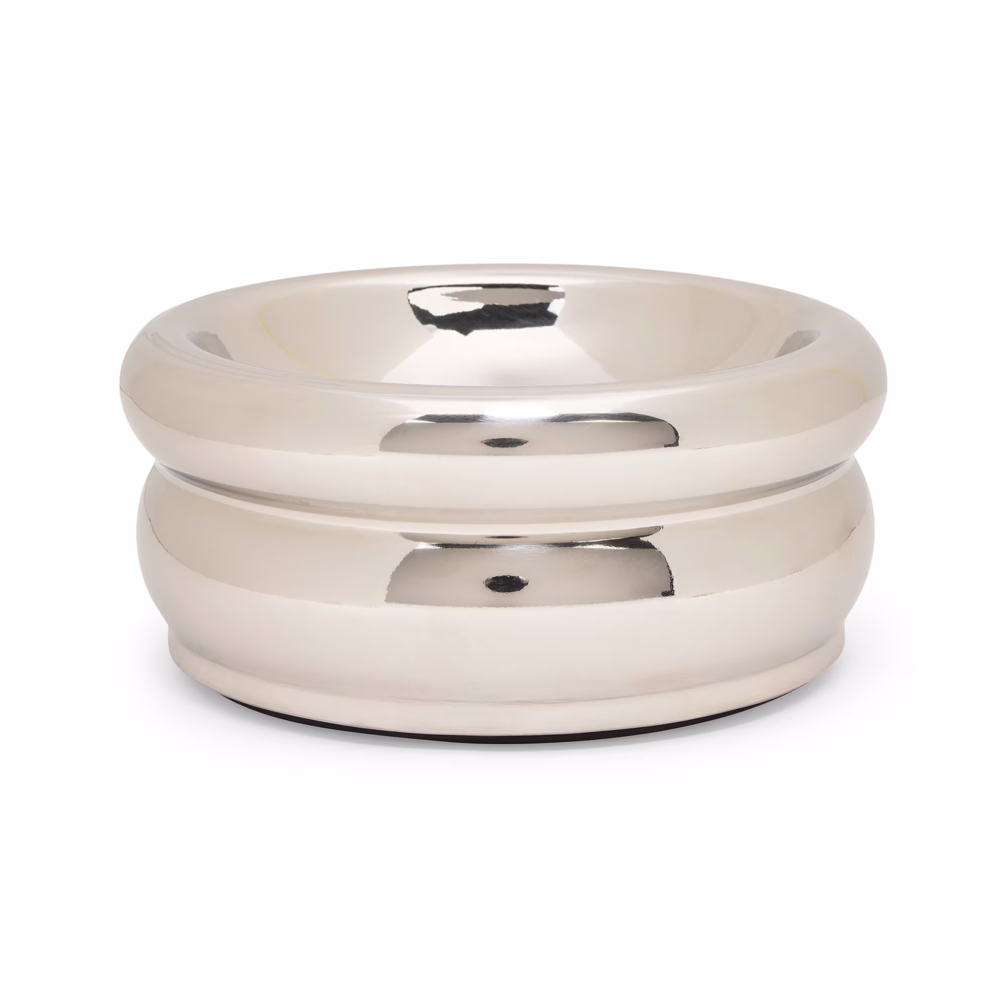 EveryYay Stacked Bubble Modern Stainless Steel Dog Bowl, 1.5 Cups