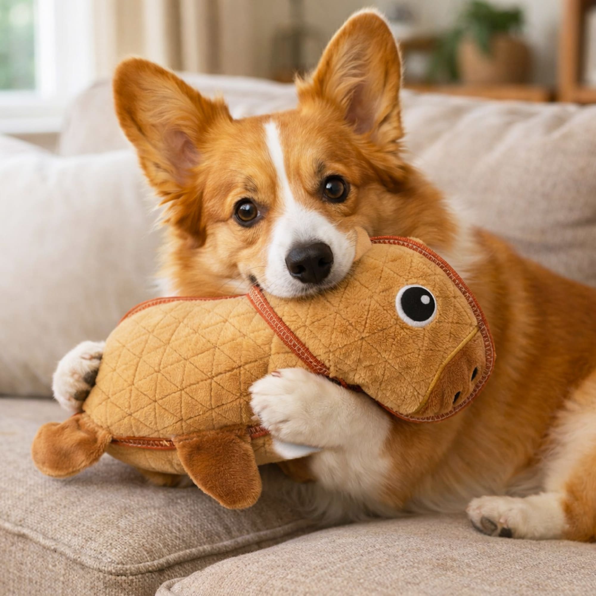 Outward Hound Capybara Xtreme Seamz Dog Toy, Medium | Petco