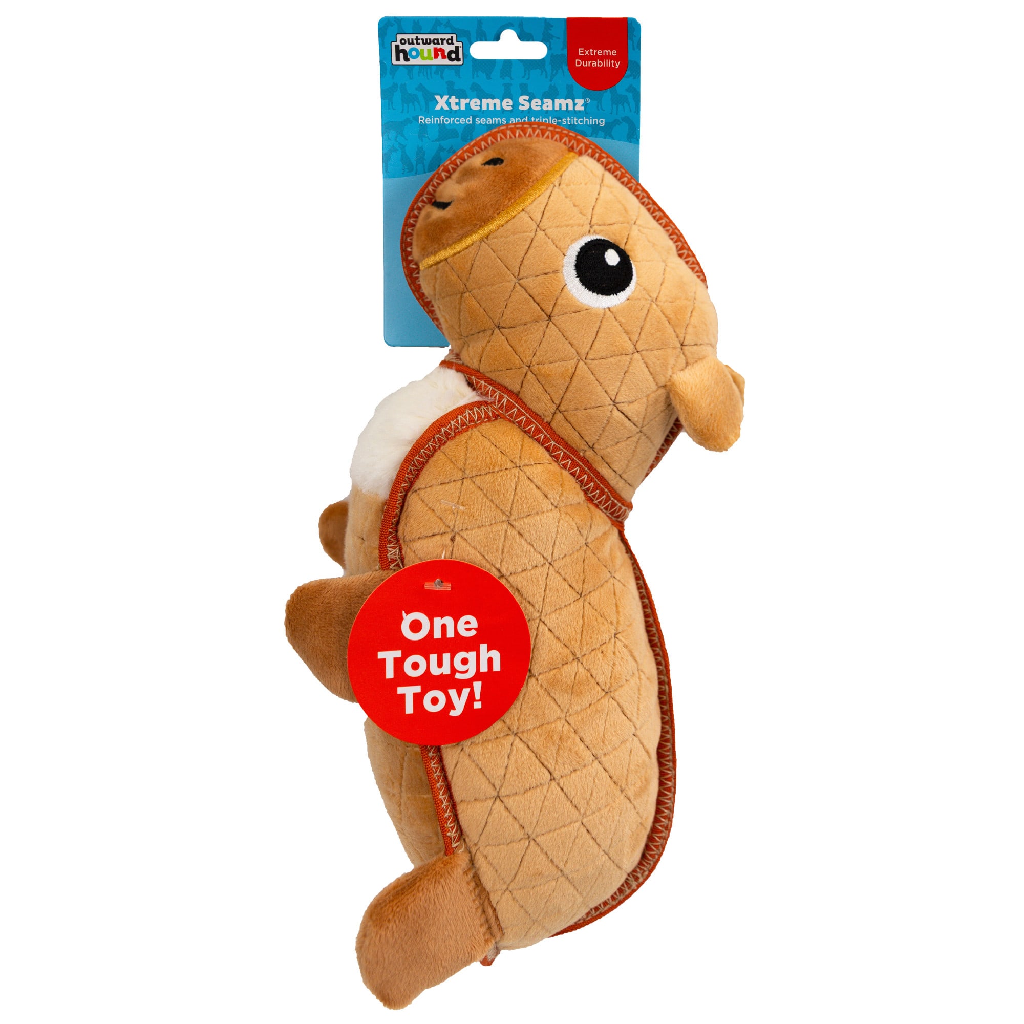 いぬ Outward Hound Capybara Xtreme Seamz Dog Toy, Medium | Petco