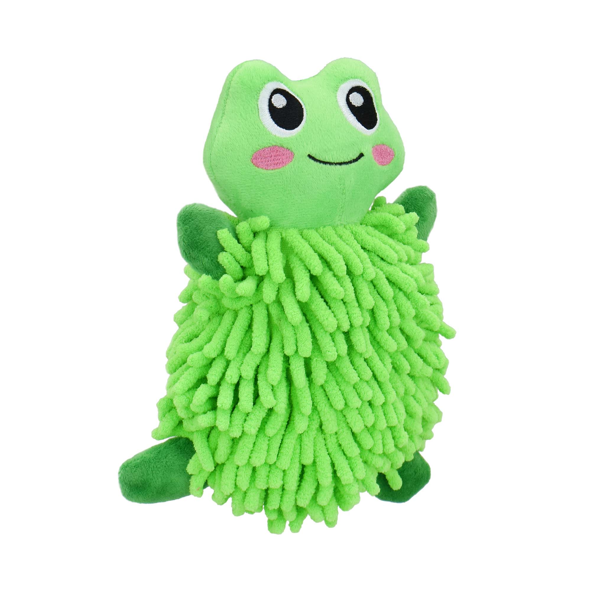 Multipet International Floppy Moppy Frog Dog Toy, Medium | Petco