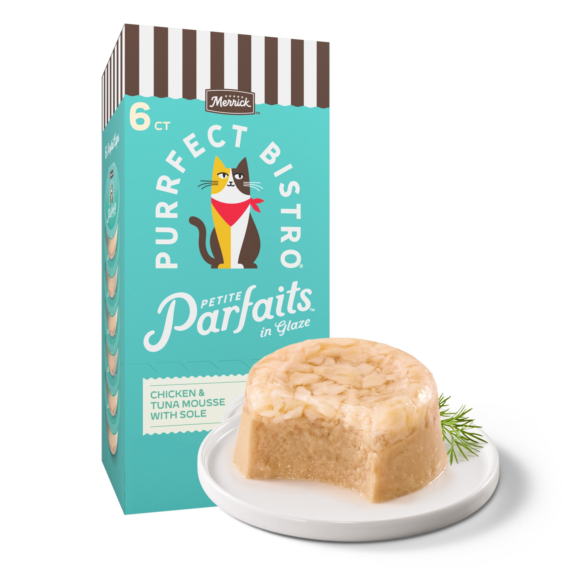 Merrick Purrfect Bistro Petite Parfaits Chicken and Tuna Mousse