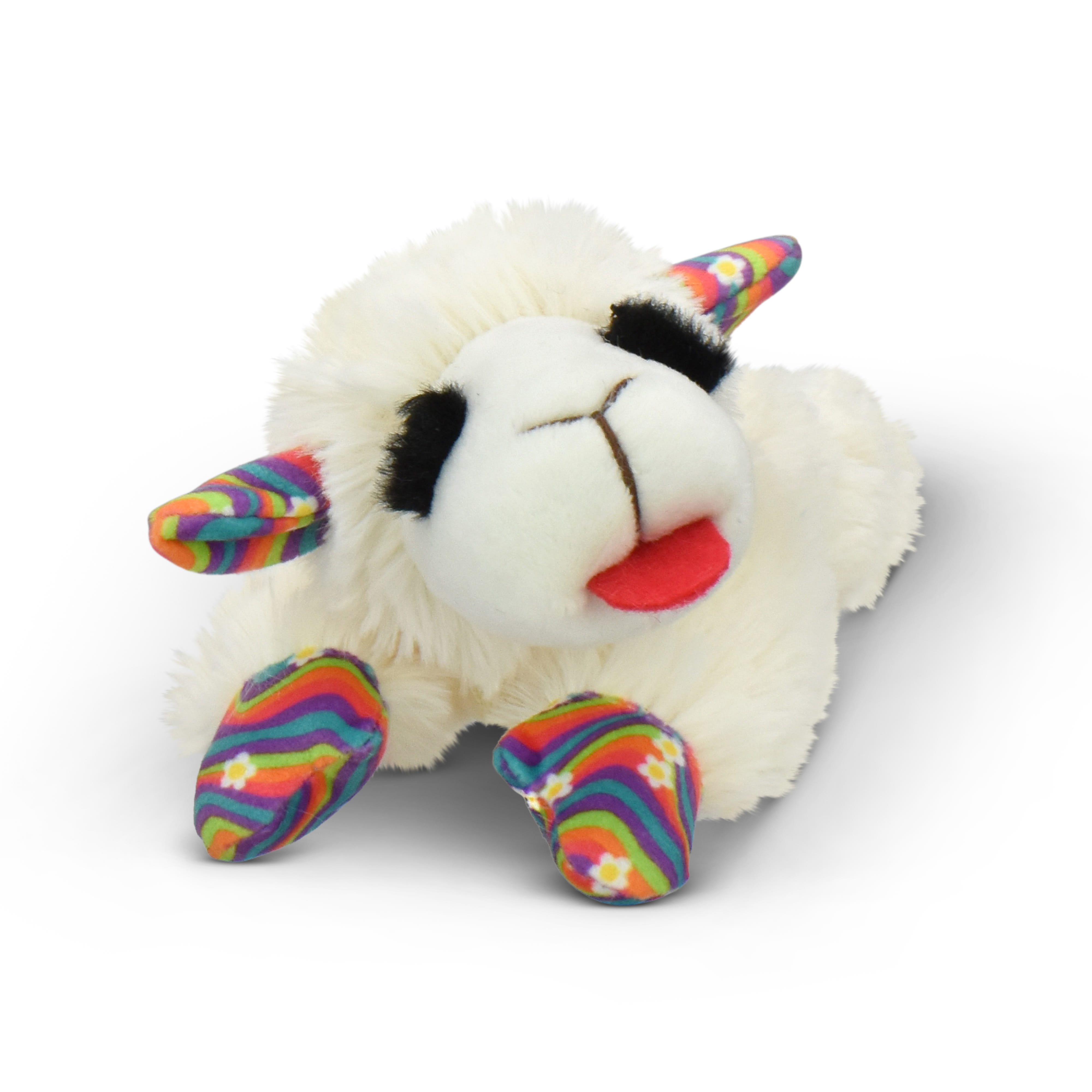 Multipet International Lamb Chop Groovy Dog Toy, 6