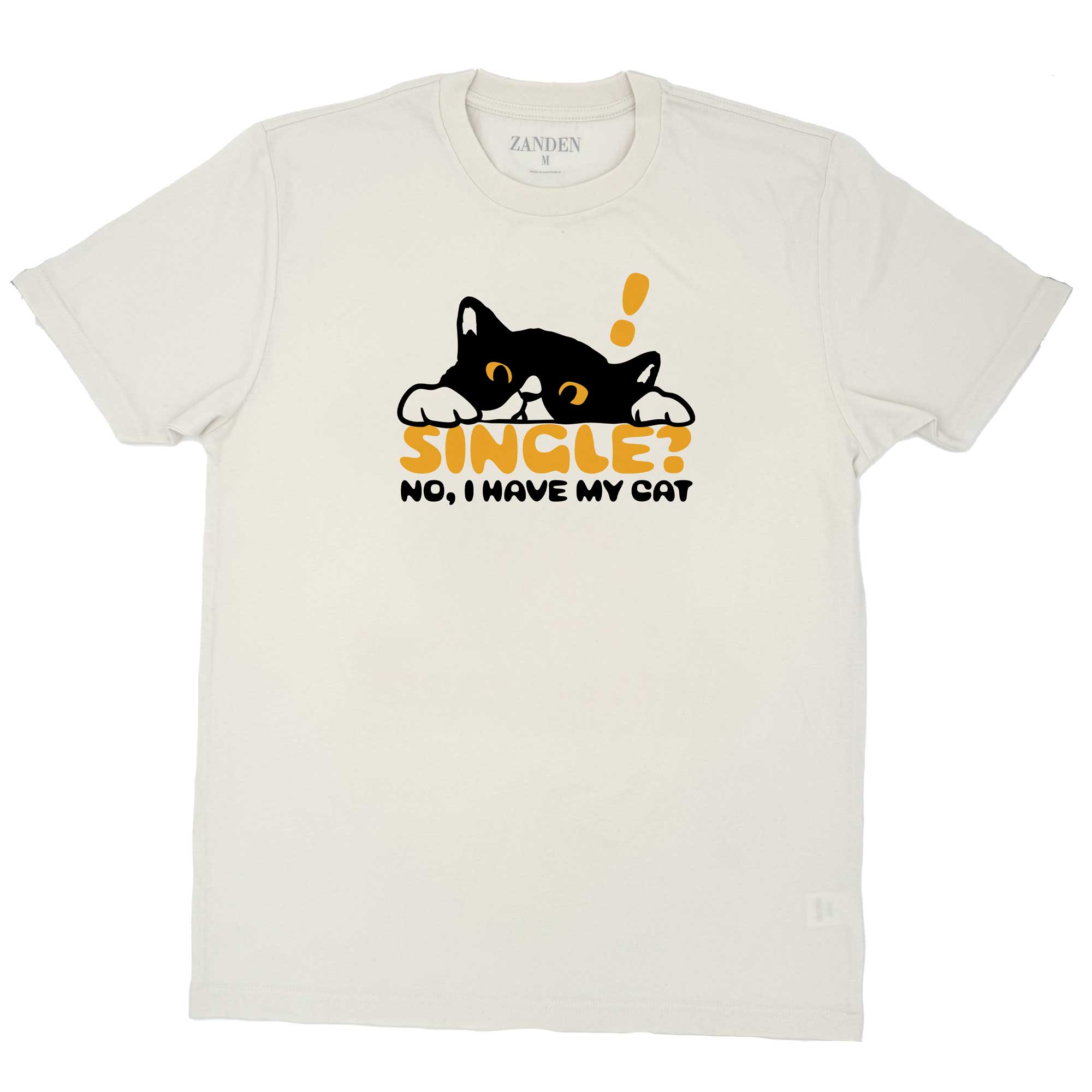 Zanden Single No Cat Adult Unisex T-Shirt, Small | Petco