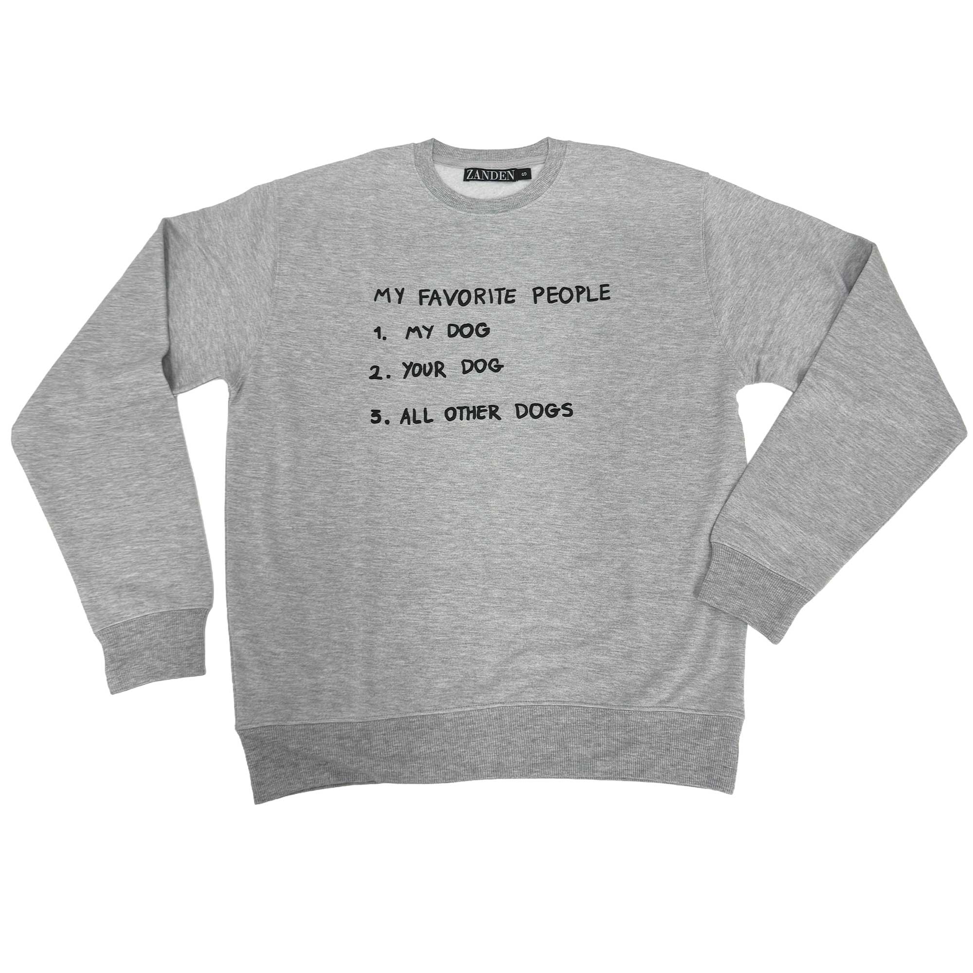 Zanden Favorite Dog Adult Unisex Sweatshirt, Small | Petco