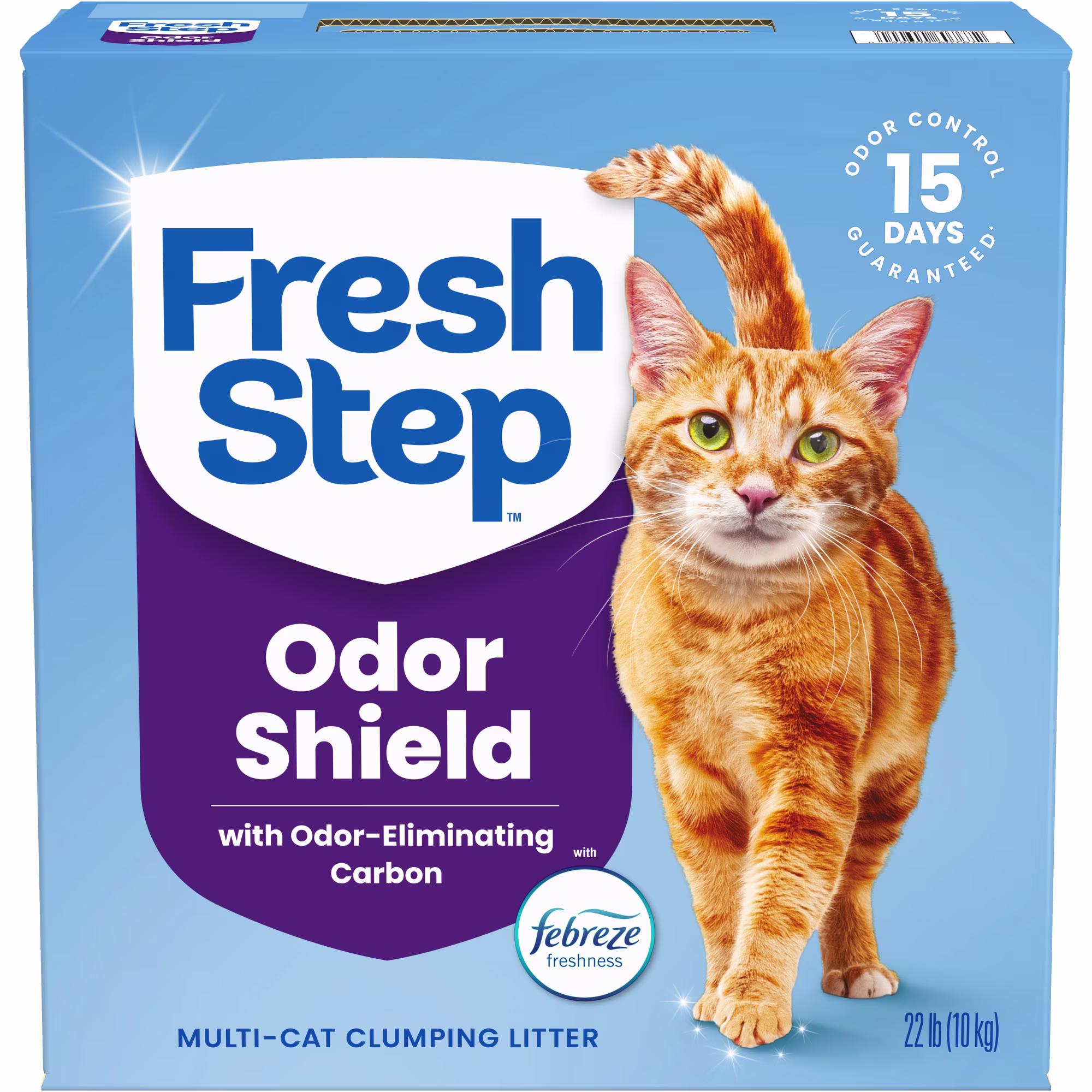 Fresh Step Odor Shield Multi Cat Clumping Litter with Febreze Freshness, 38  lbs. | Petco