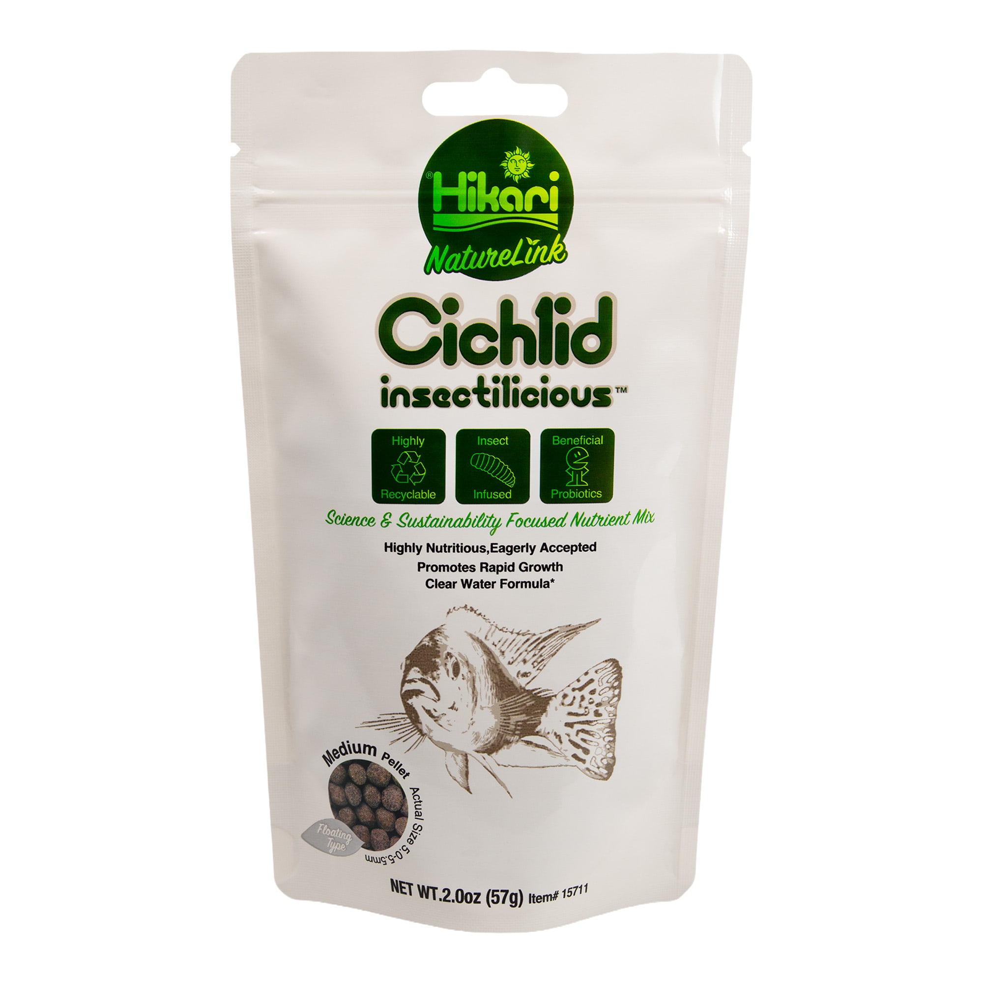 Hikari Cichlid Insectilicious, 2 oz. | Petco