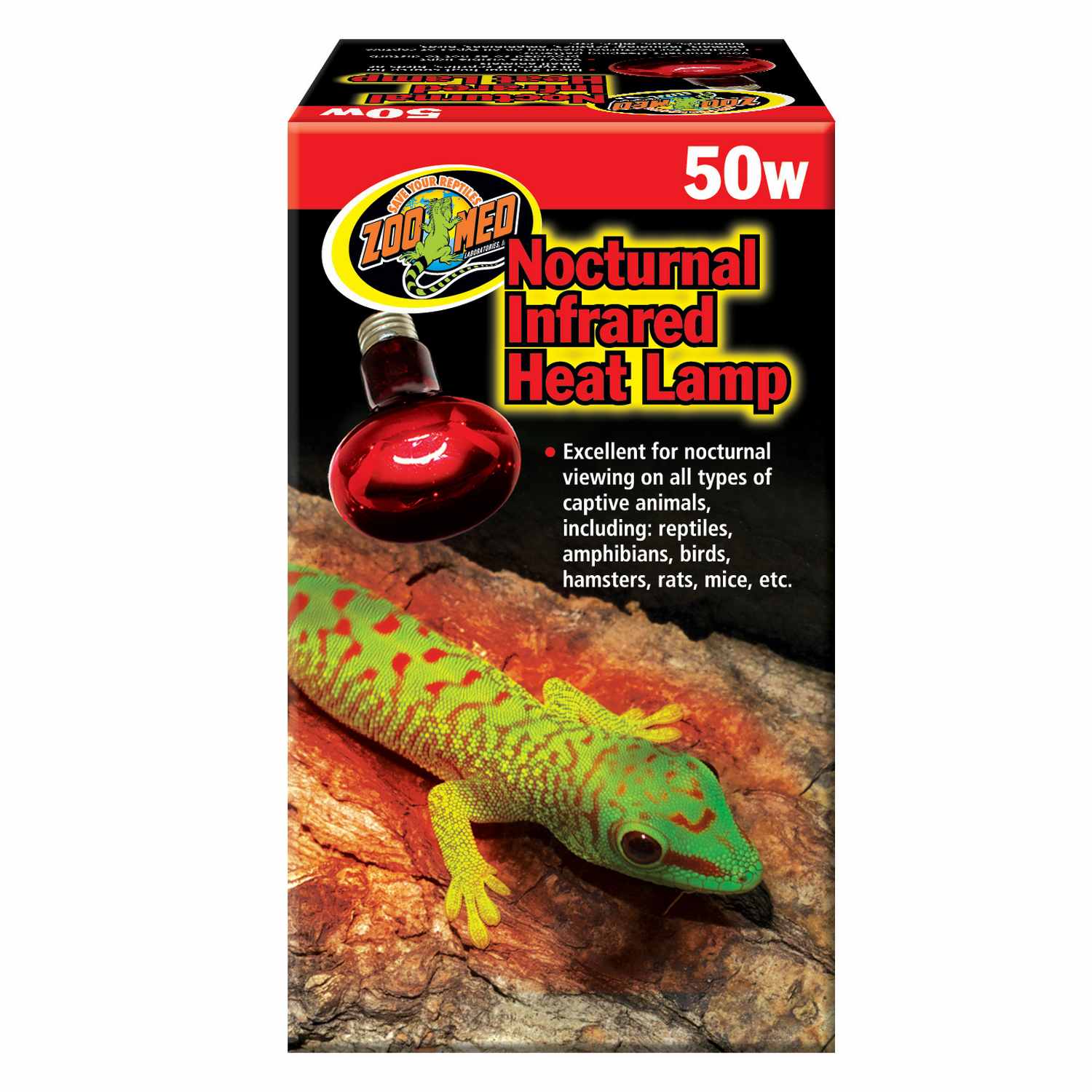 Zoo Med Nocturnal Infrared Heat Lamp 50 Watts Petco