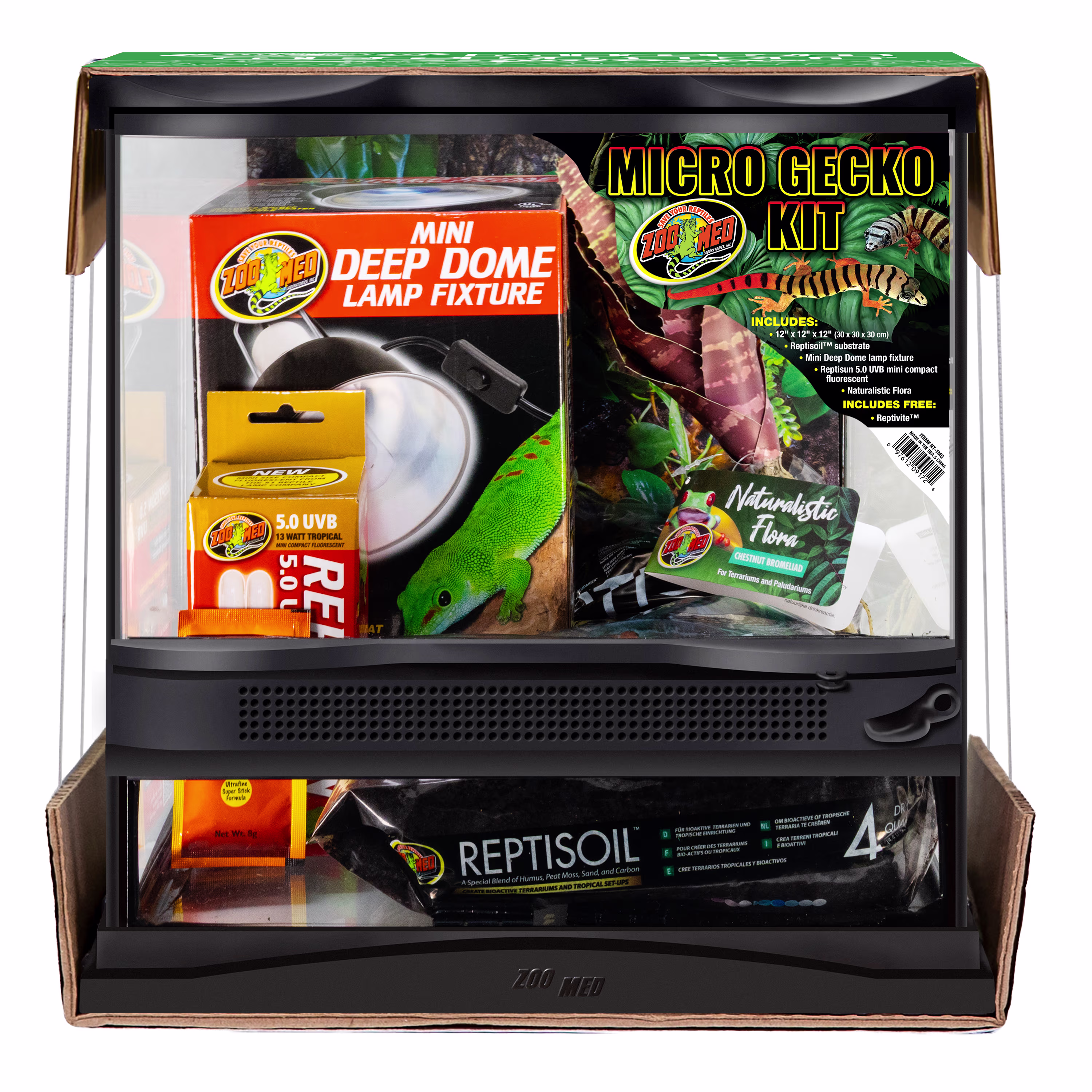 Zoo Med Labs Micro Gecko Kit, 12 