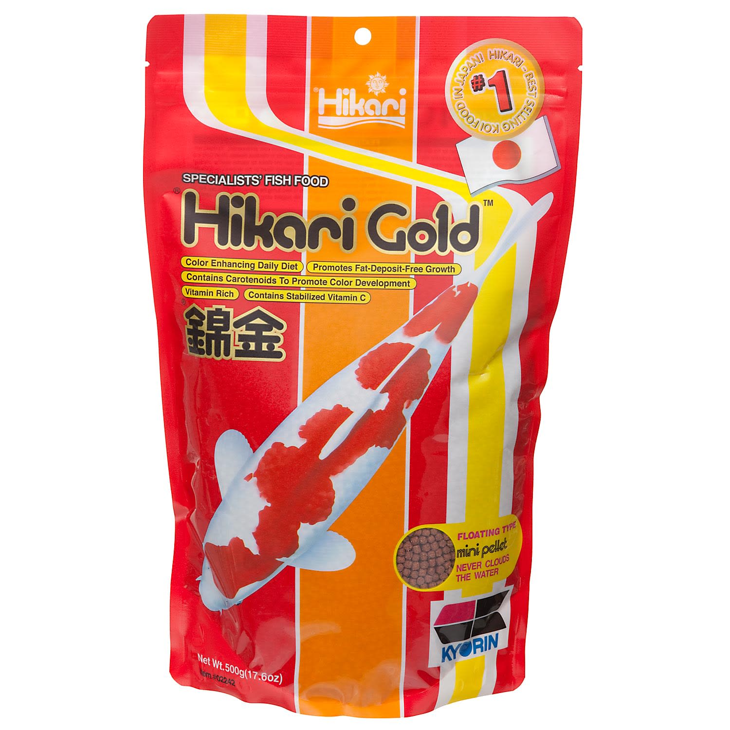 Hikari 17 6z Gold Koi Mini Pellets Petco