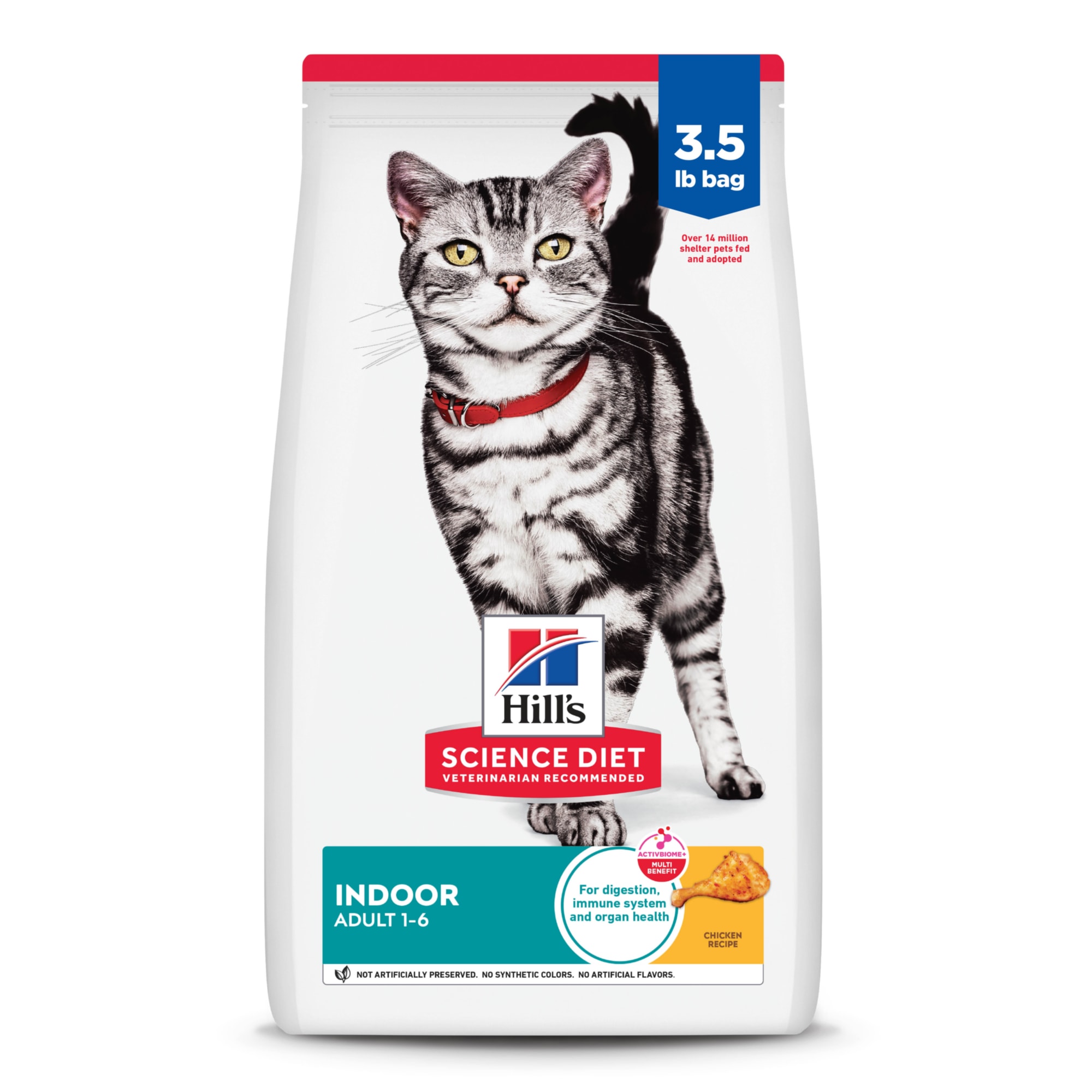 Hill s Science Diet Adult Indoor Chicken Recipe Dry Cat Food 15.5 lbs