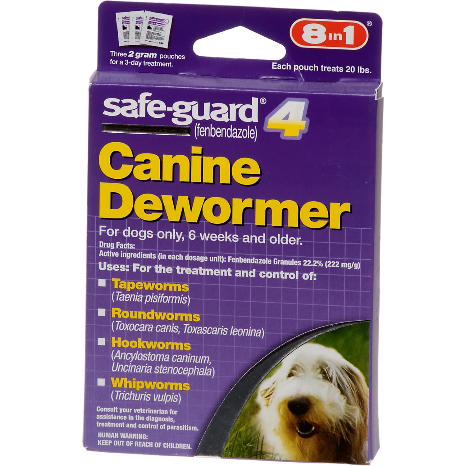 8 In 1 Safe Guard 4 Canine Dewormer For Large Dogs Petco