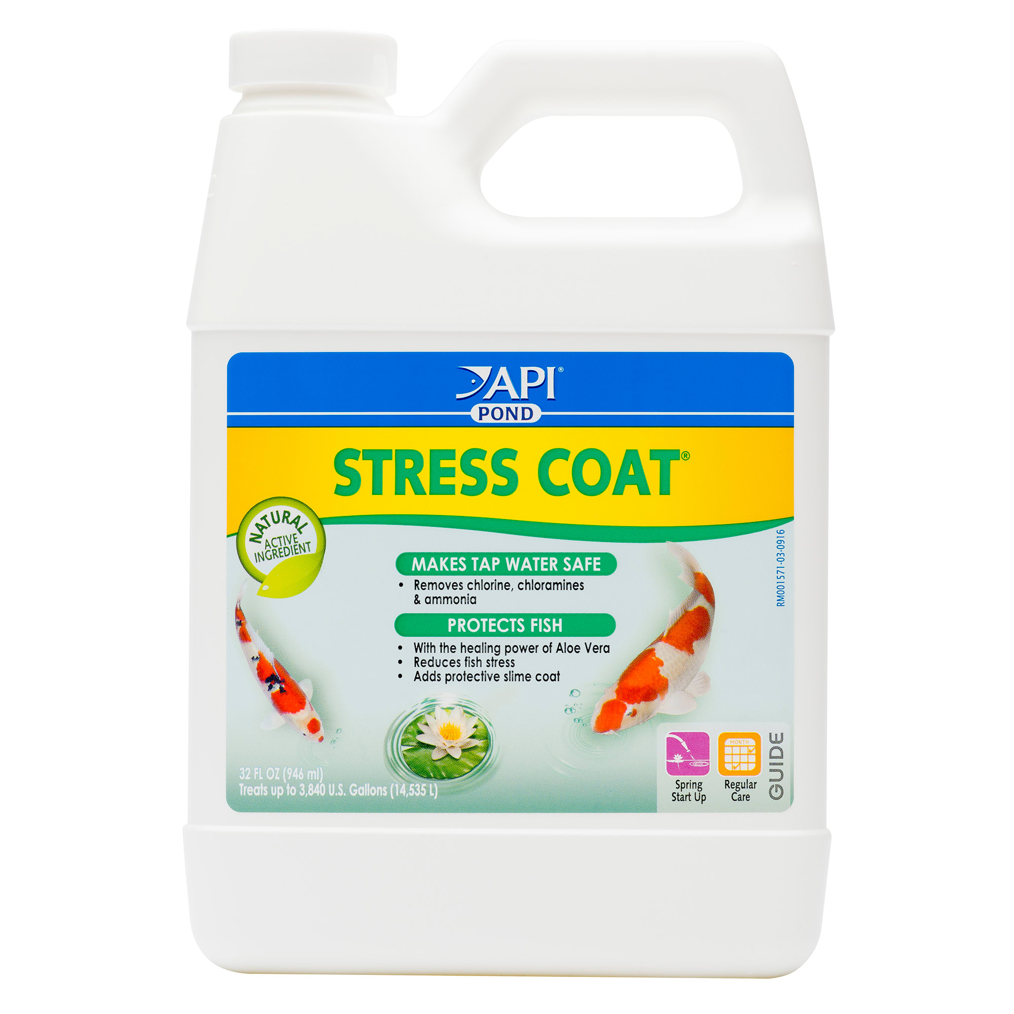 API PondCare Stress Coat Freshwater Conditioner 32 fl.oz. Petco