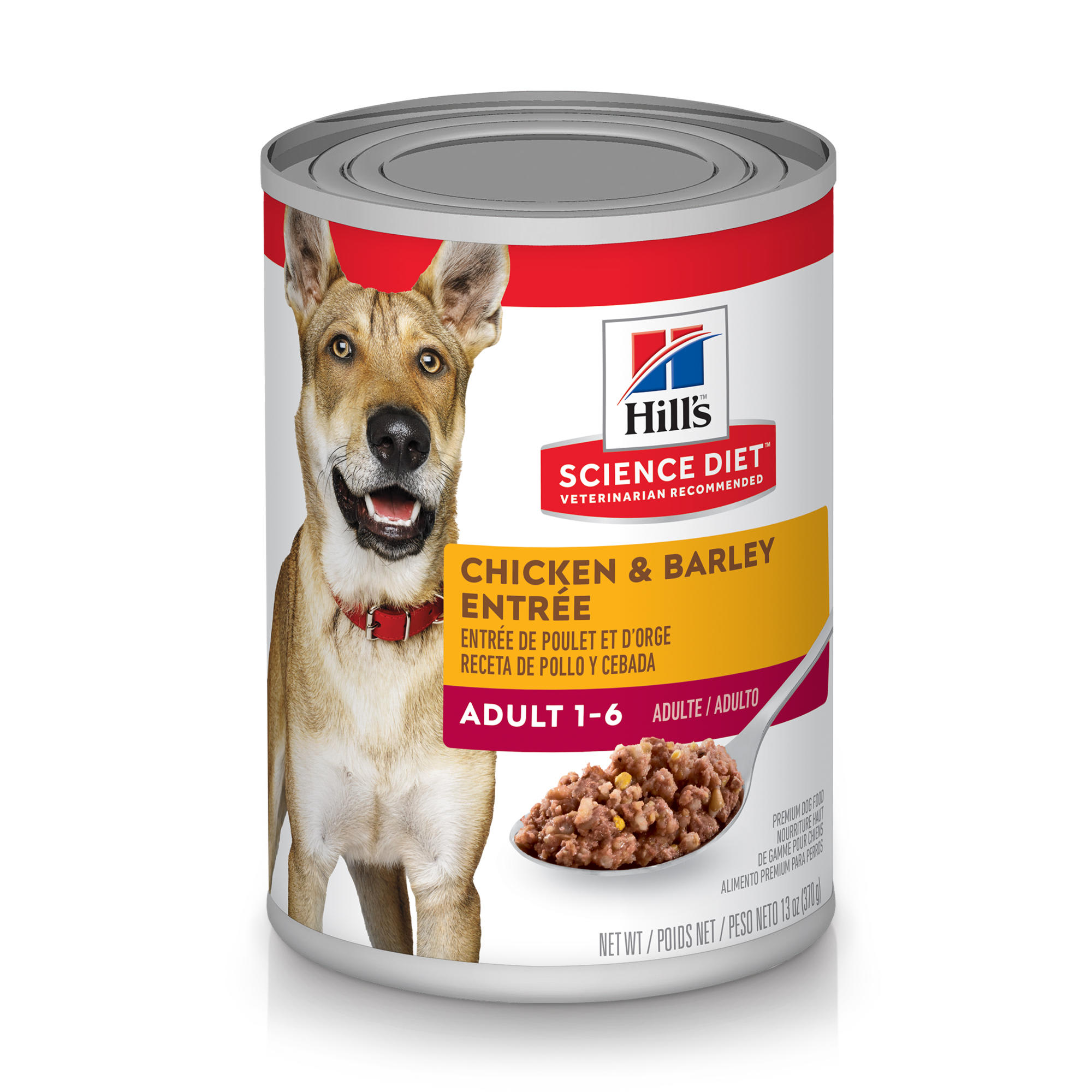 Science diet dog 2025 food chicken and barley