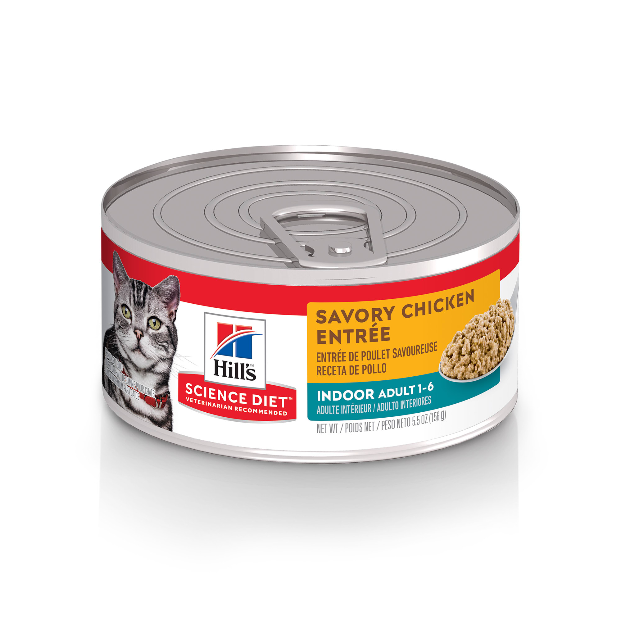 Hill s Science Diet Adult Indoor Savory Chicken Entree Canned Cat