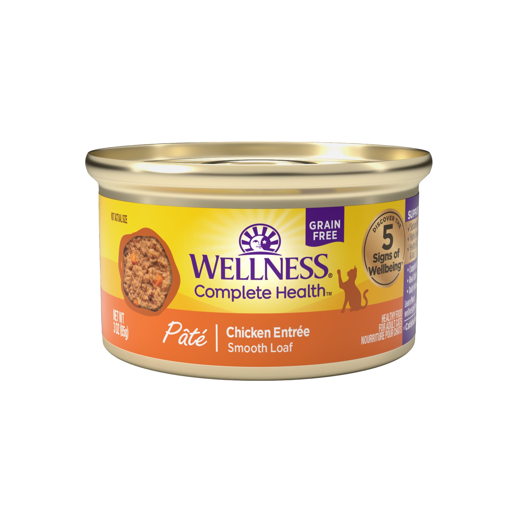 Wellness Complete Health Natural Grain Free Chicken Pate Wet Cat Food