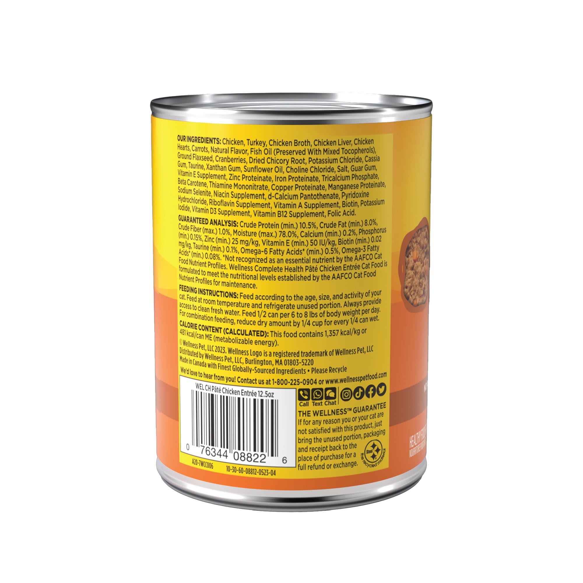 Wellness cat food 12.5 oz sale cans