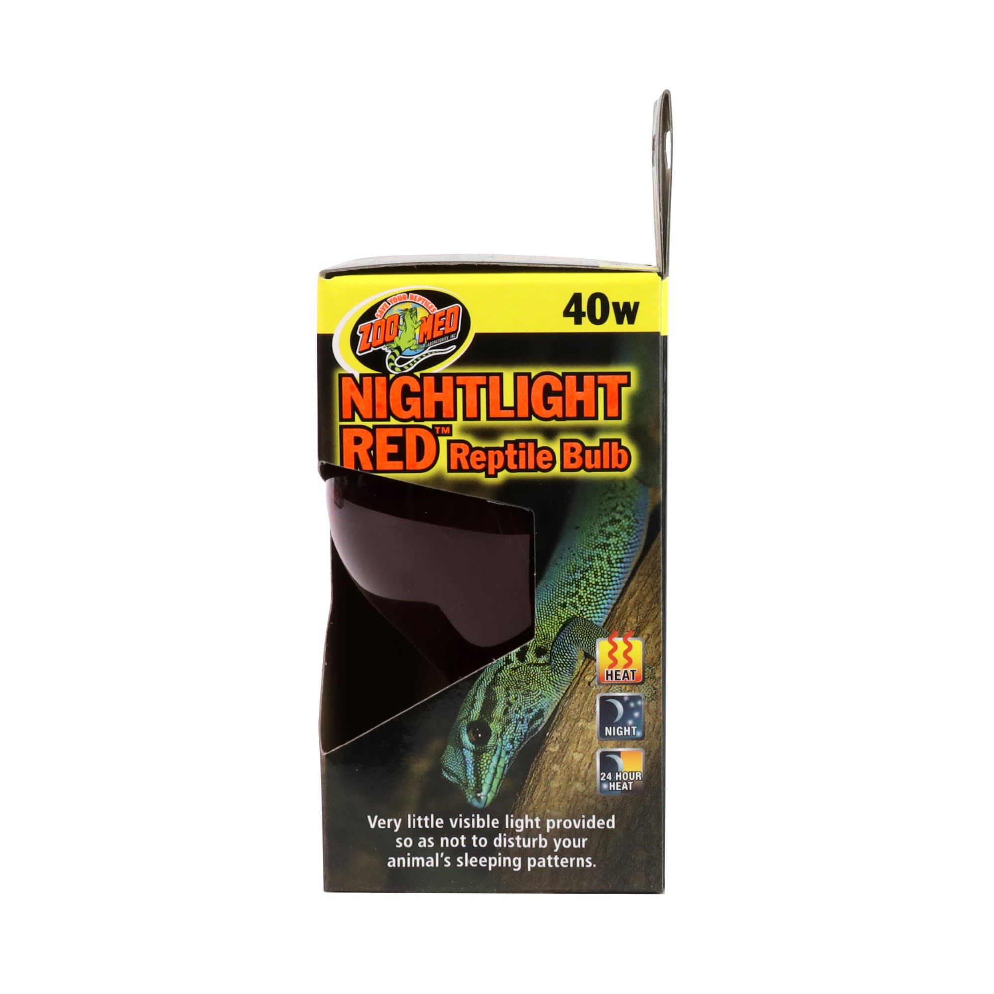 zoo med nightlight red reptile bulb 60 watt