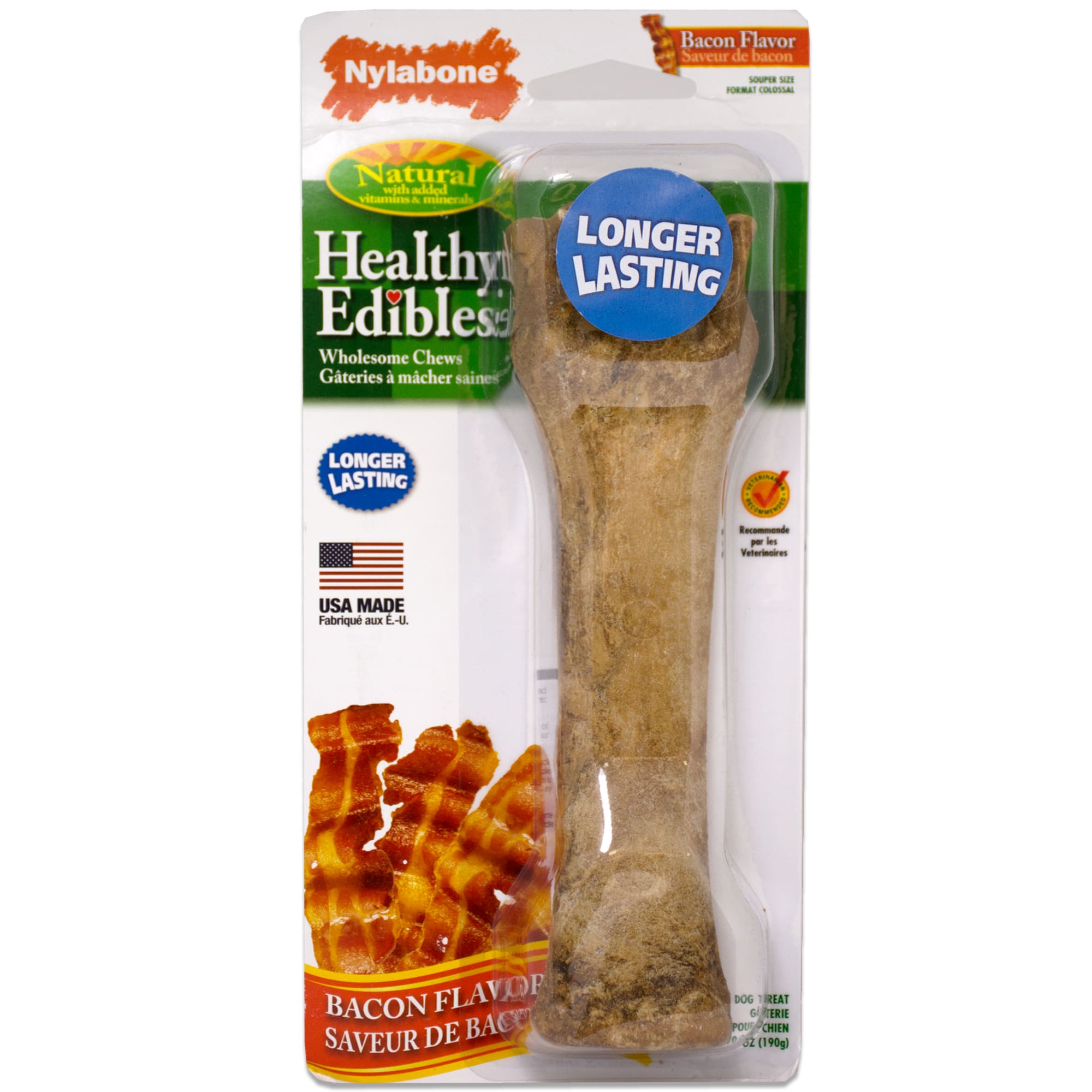Nylabone Healthy Edibles Bacon Flavored 