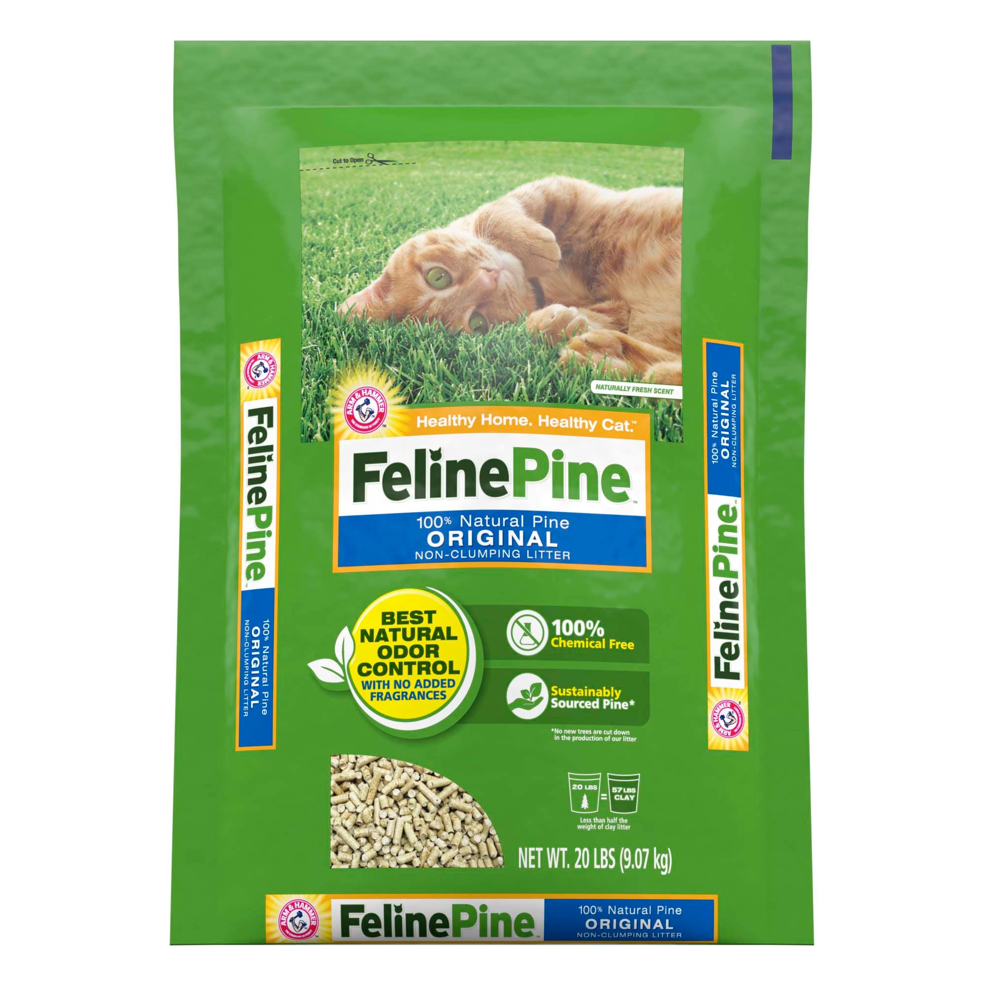 Feline Pine Original Wood Cat Litter 40 lbs. Petco