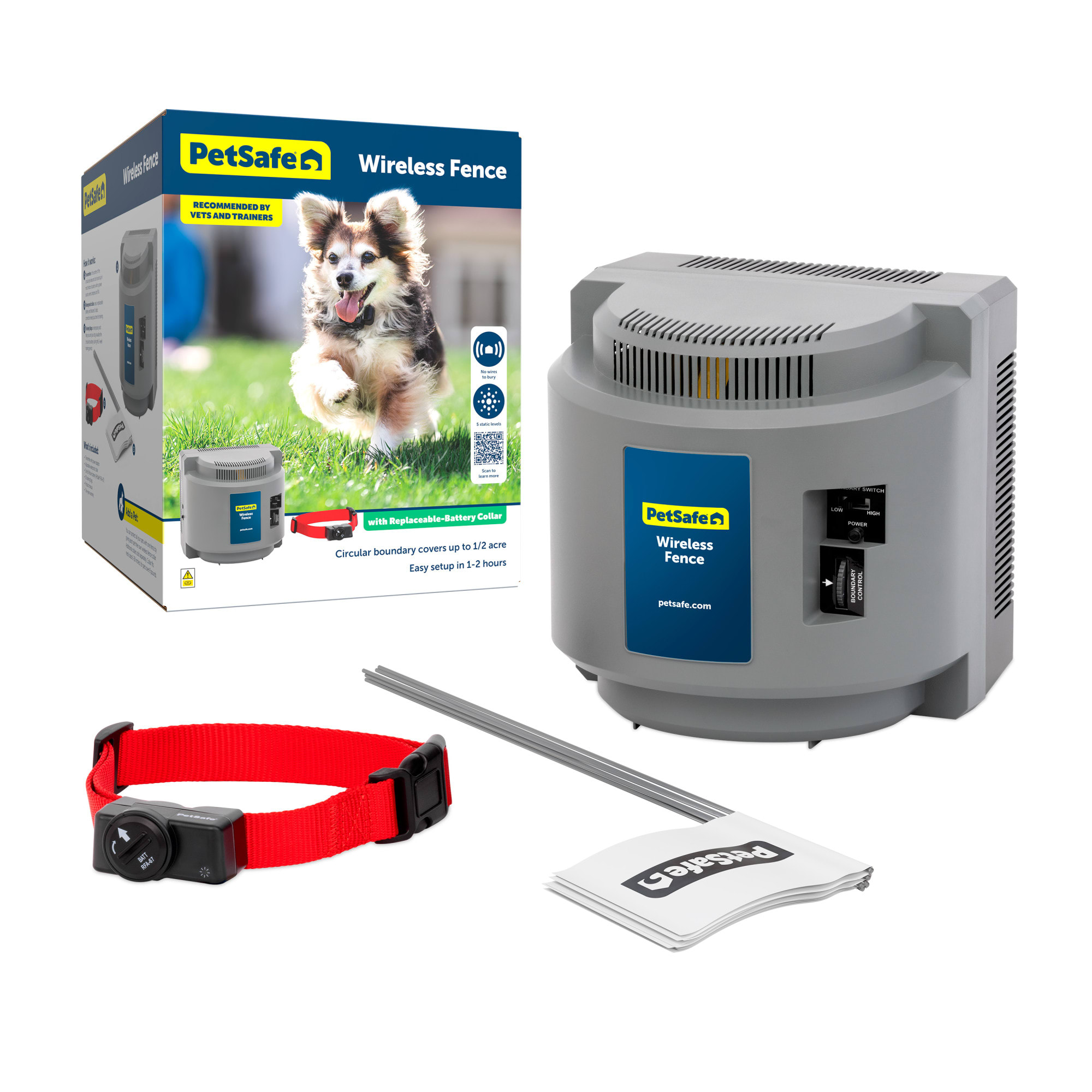 PetSafe Wireless Instant Fence Pet Containment System Petco