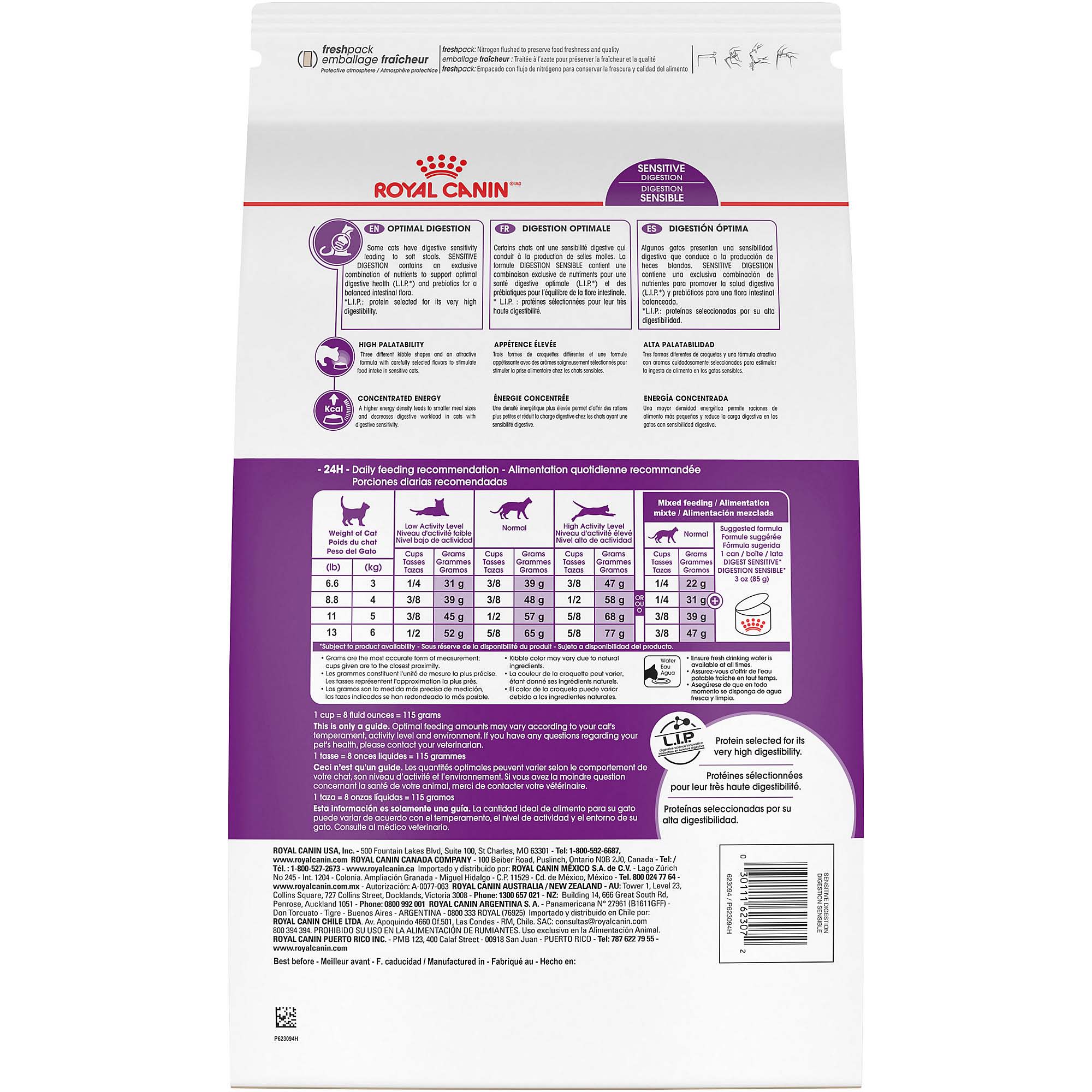 Royal Canin Sensitive Digestion Adult Dry Cat Food 15 Lbs Petco