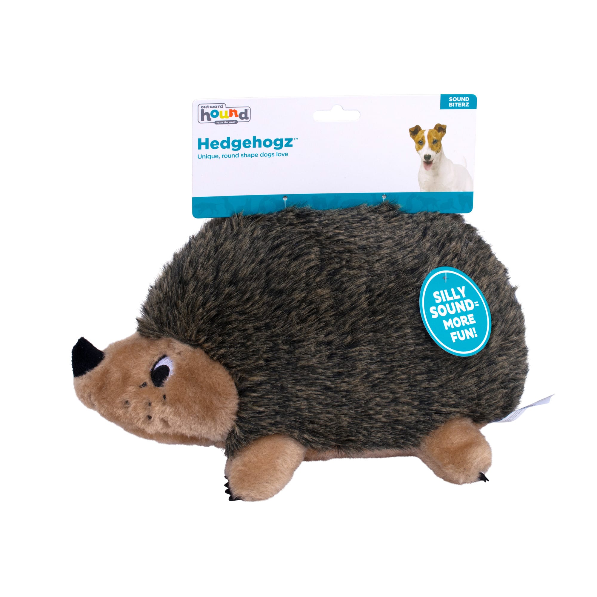 Blue hedgehog dog clearance toy