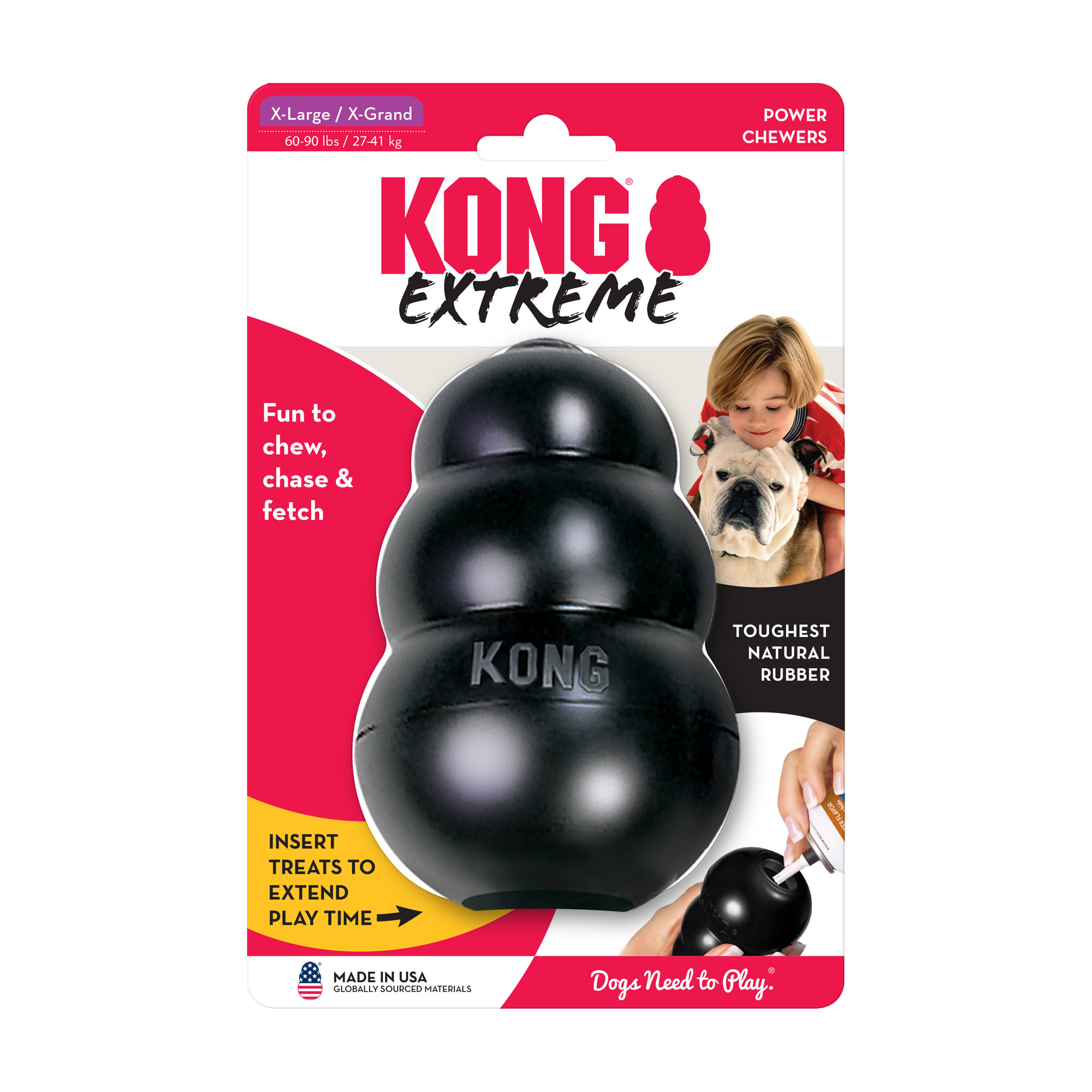 KONG Extreme Ball dog toy- Small