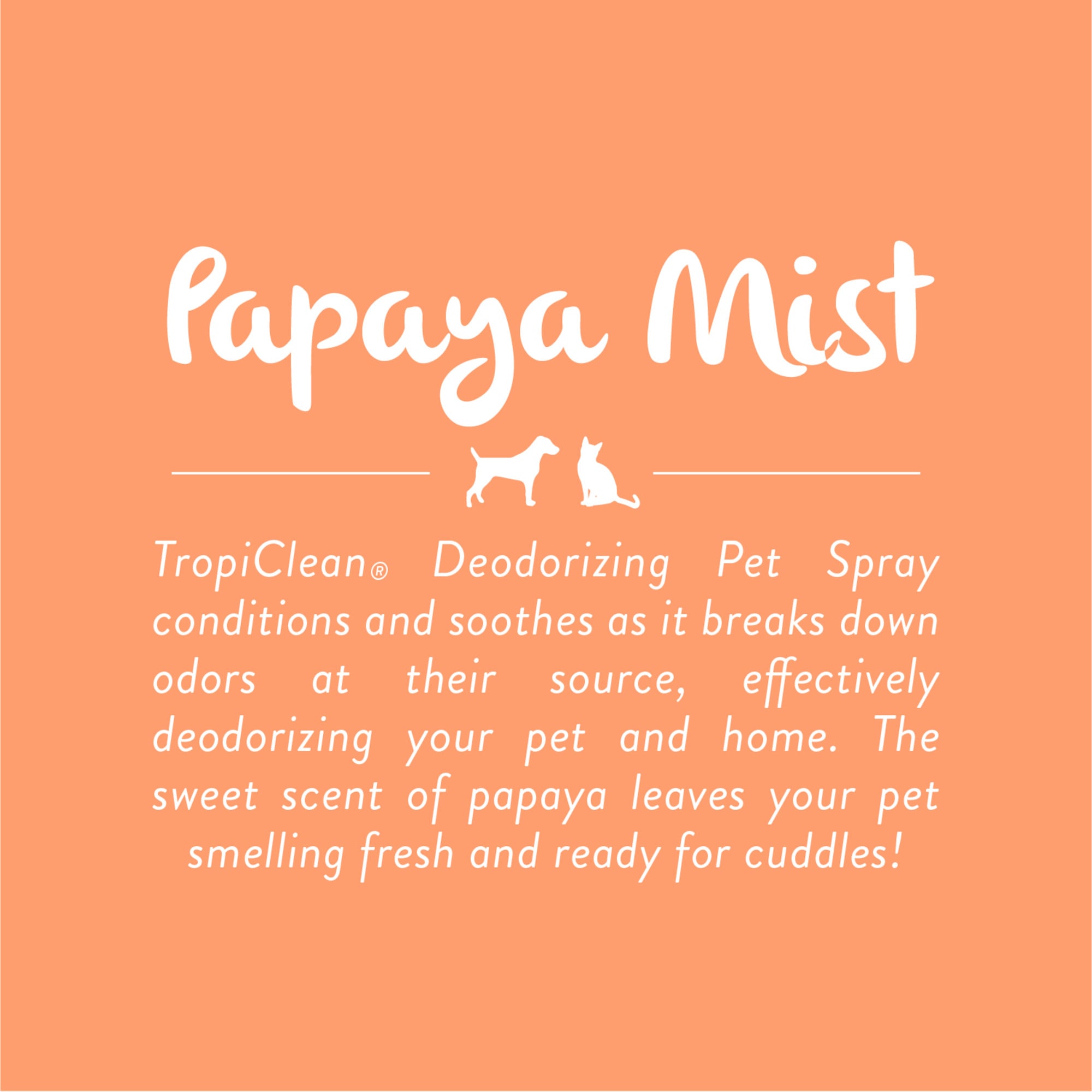 Tropiclean Papaya Mist Deodorizing Pet Spray-8oz - King Scott