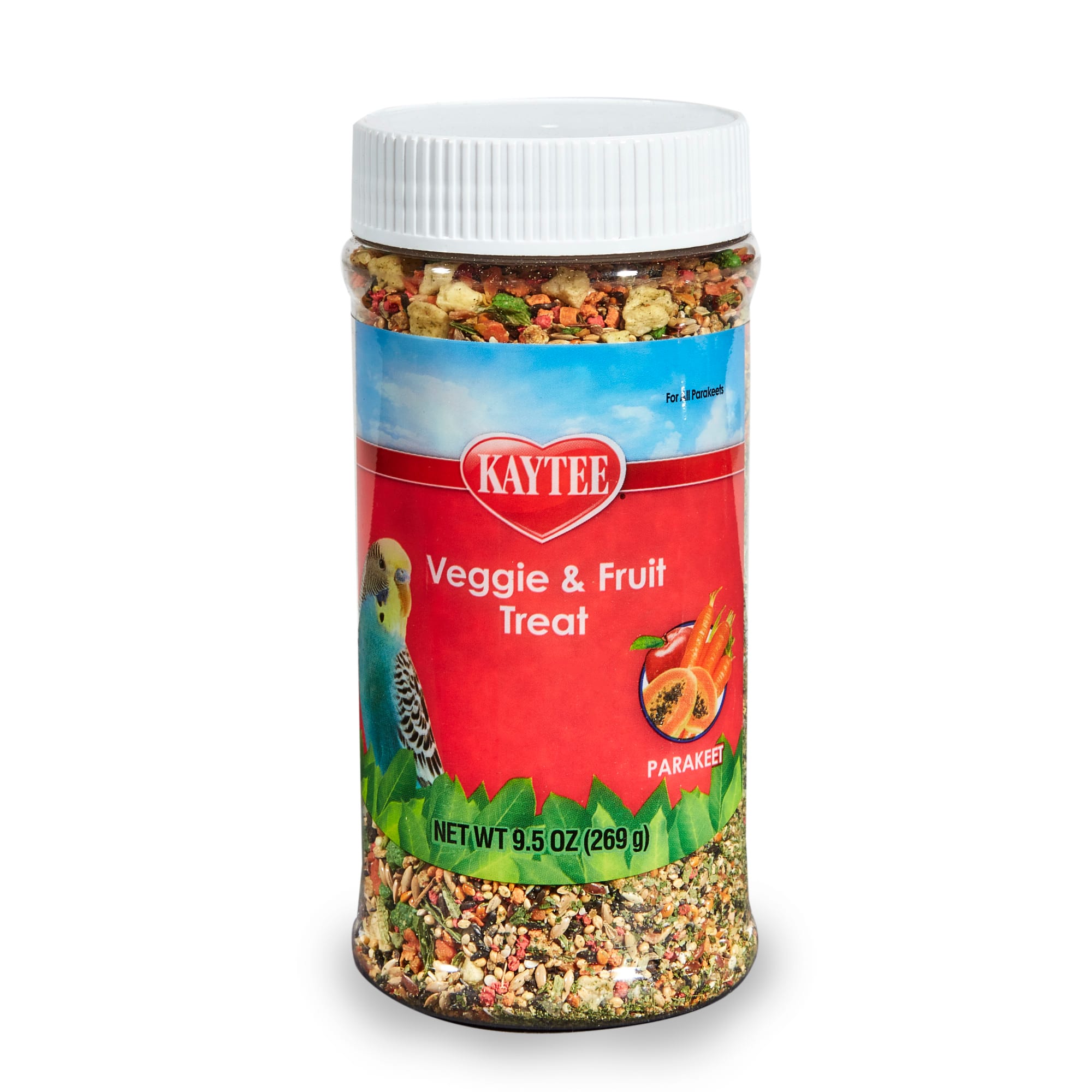 UPC 071859998558 product image for Kaytee Fruit and Veggie Treat Jar for Parakeet, 9.5 oz. | upcitemdb.com
