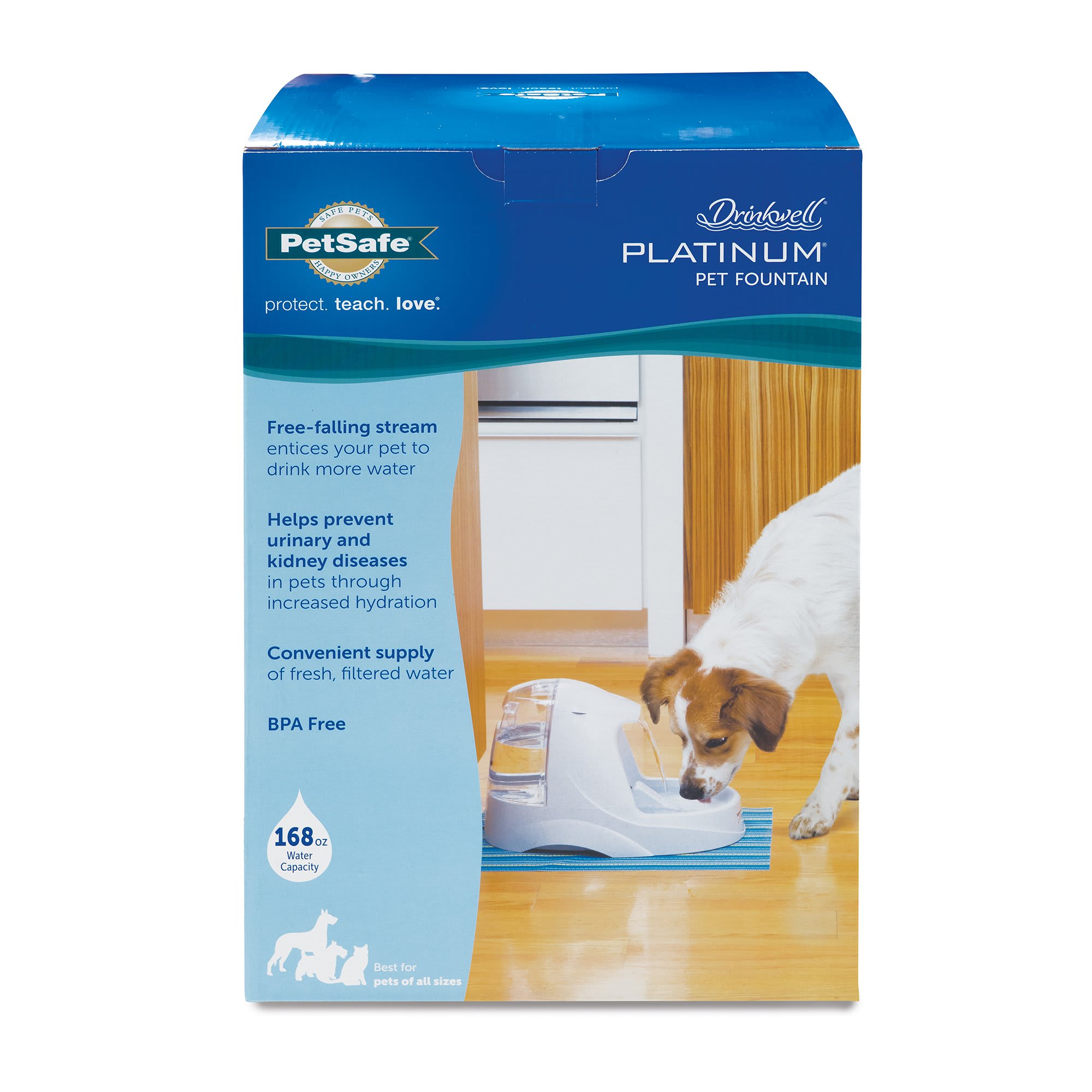 Petsafe drinkwell platinum cat outlet and dog water fountain