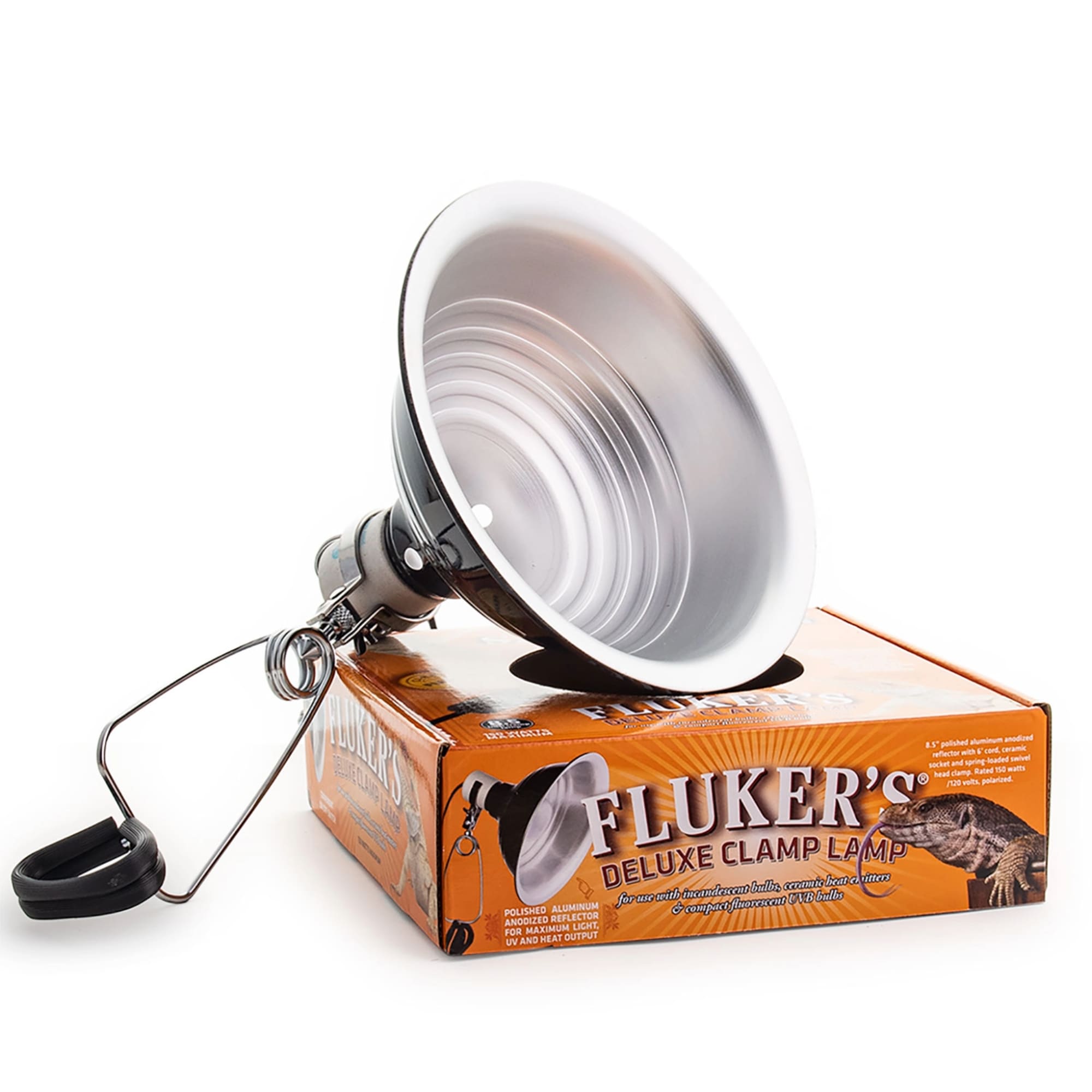 Fluker s 150W Reptile Clamp Lamp with Swivel Ceramic Socket from Petco