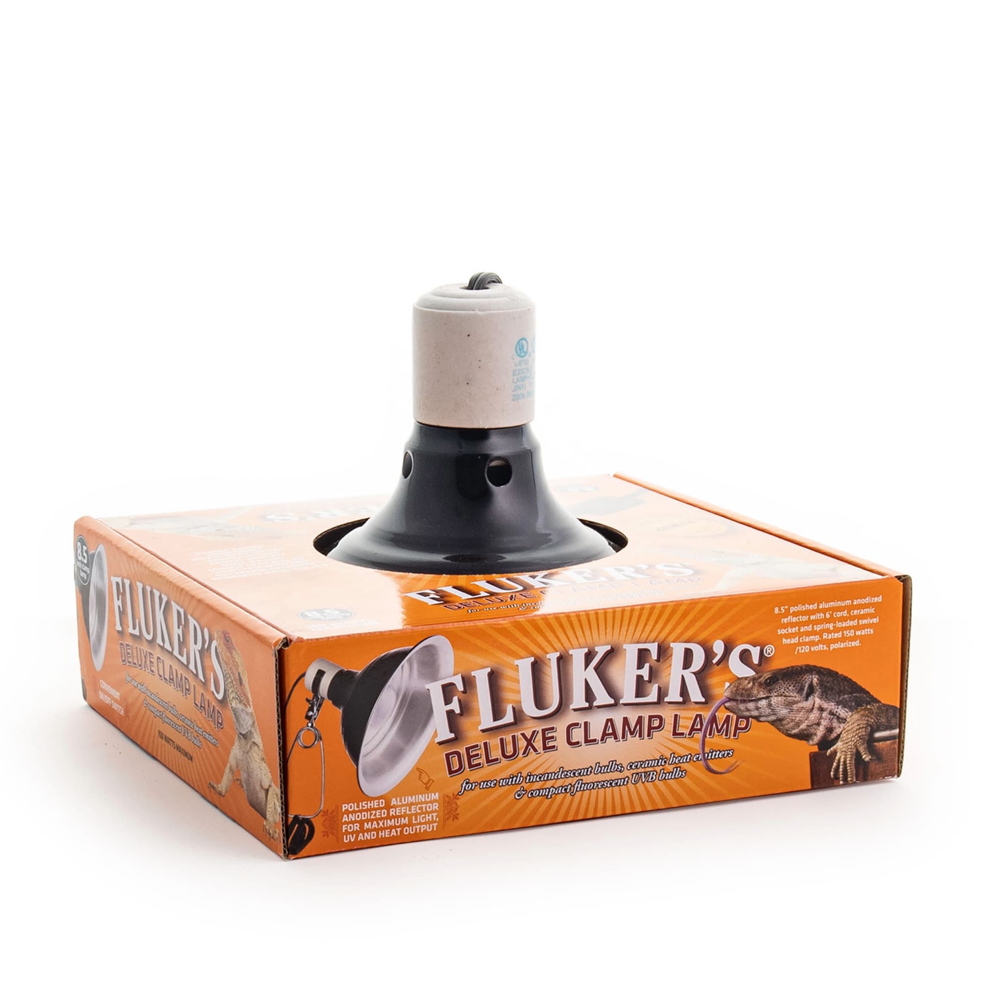 Flukers deluxe clamp lamp hot sale setup